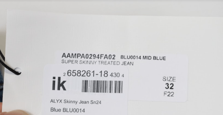 1017 ALYX 9SM o1rshd10124 Super Skinny Treated Jeans in Mid Blue Size US 32 / EU 48 - 5 Thumbnail