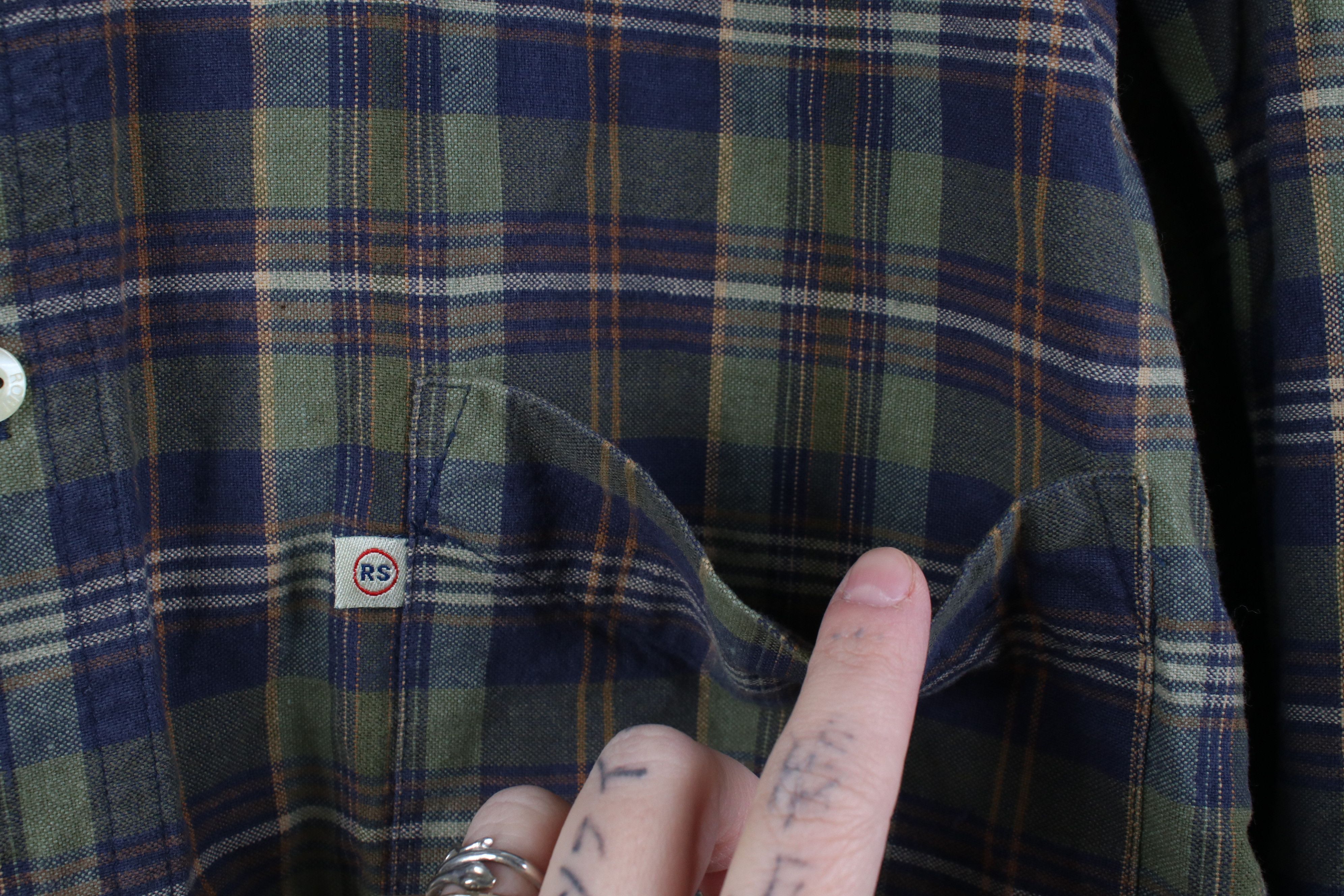 Vintage Vintage 90s Streetwear Collared Button Down Shirt Plaid Size US L / EU 52-54 / 3 - 7 Thumbnail