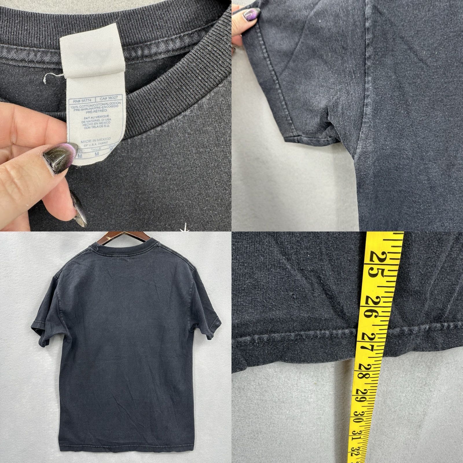 Vintage VINTAGE Shape Shifters Shirt Mens Medium Zone Los Angeles Underground Hip Hop T-Shirt Graphic Print Black 2000-2009 Mens Size US M / EU 48-50 / 2 - 8 Thumbnail