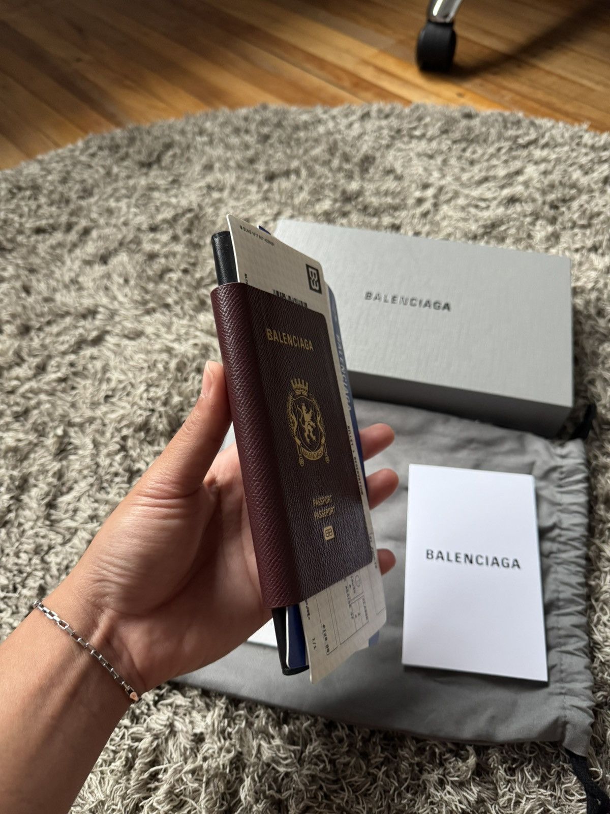 Balenciaga Balenciaga Passport Long Wallet Two Tickets Size ONE SIZE - 10 Thumbnail
