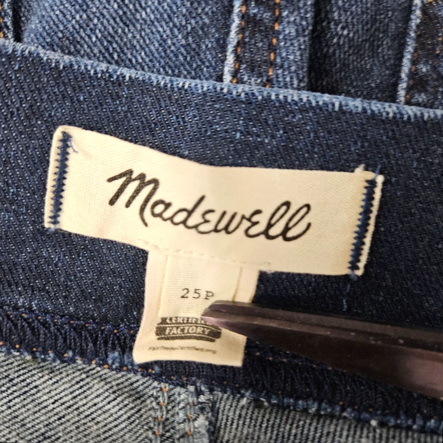 Madewell Madewell Womens Pull On Skinny Jeans Sz 25P Blue Mid Rise Cotton Blend Denim 25P Jeans Womens Mens Womens Boys Girls Size 42" / US 20 - 5 Thumbnail