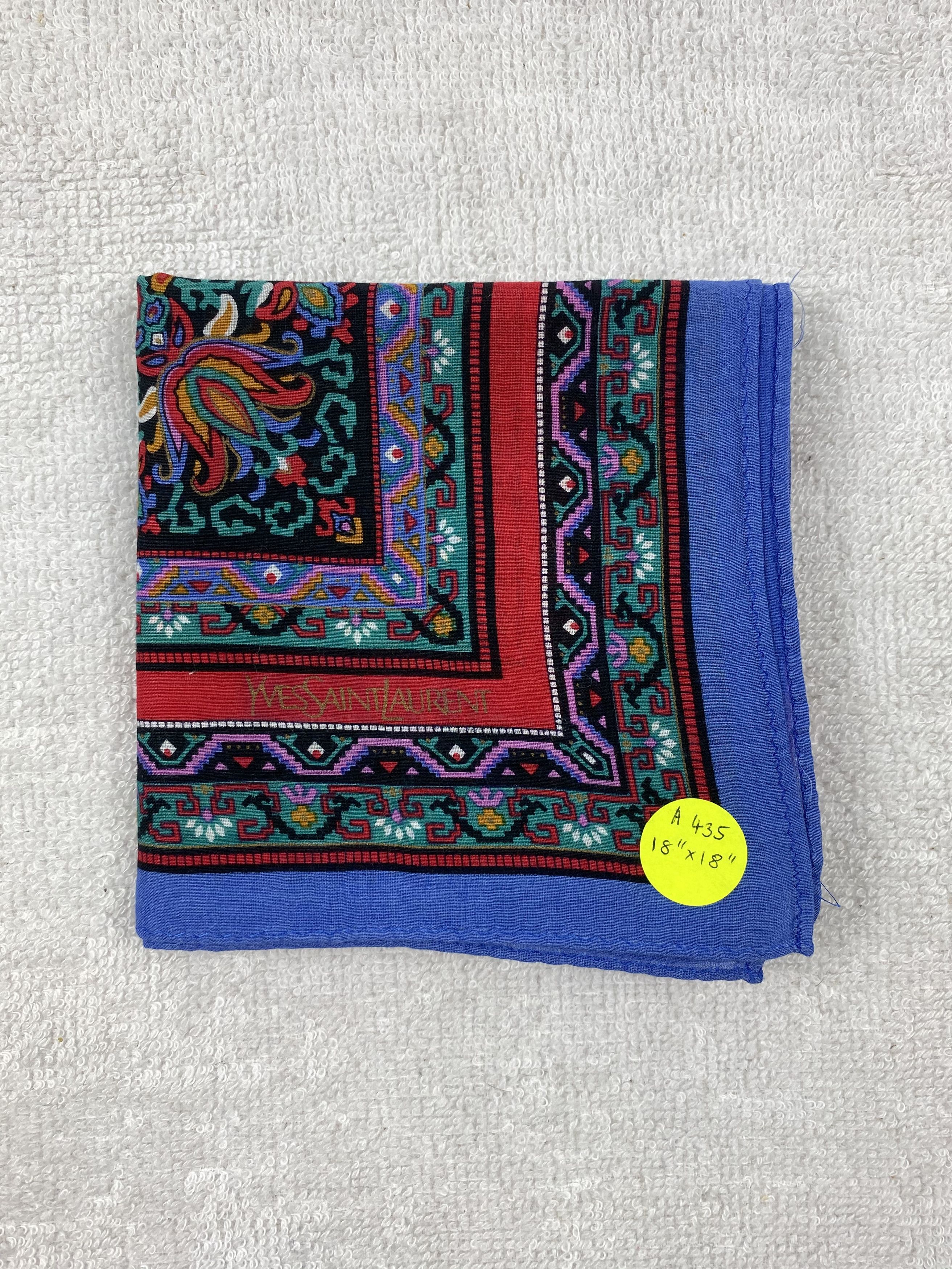 Yves Saint Laurent Yves Saint Laurent Handkerchief / Bandana / Neckerchief Size ONE SIZE - 6 Thumbnail