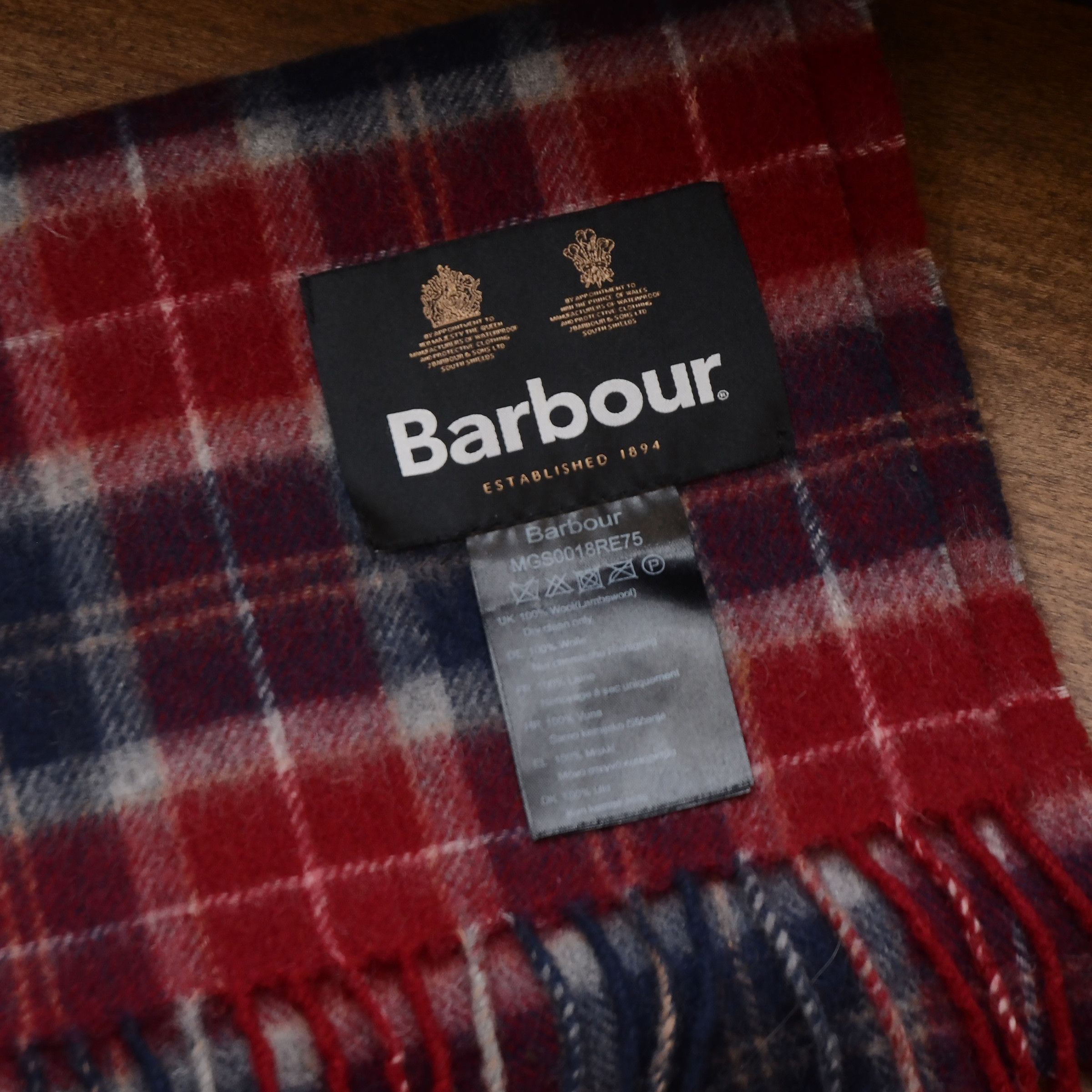 Barbour Barbour Winter Tartan Nova Check 100% Lambswool Scarf Unisex Size ONE SIZE - 13 Thumbnail