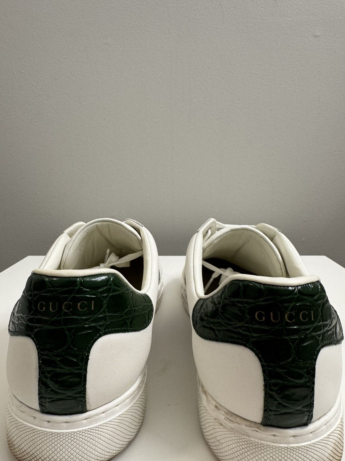 Gucci GUCCI ACE SNEAKER WITH WEB (sz 13) Size US 13 / EU 46 - 4 Thumbnail