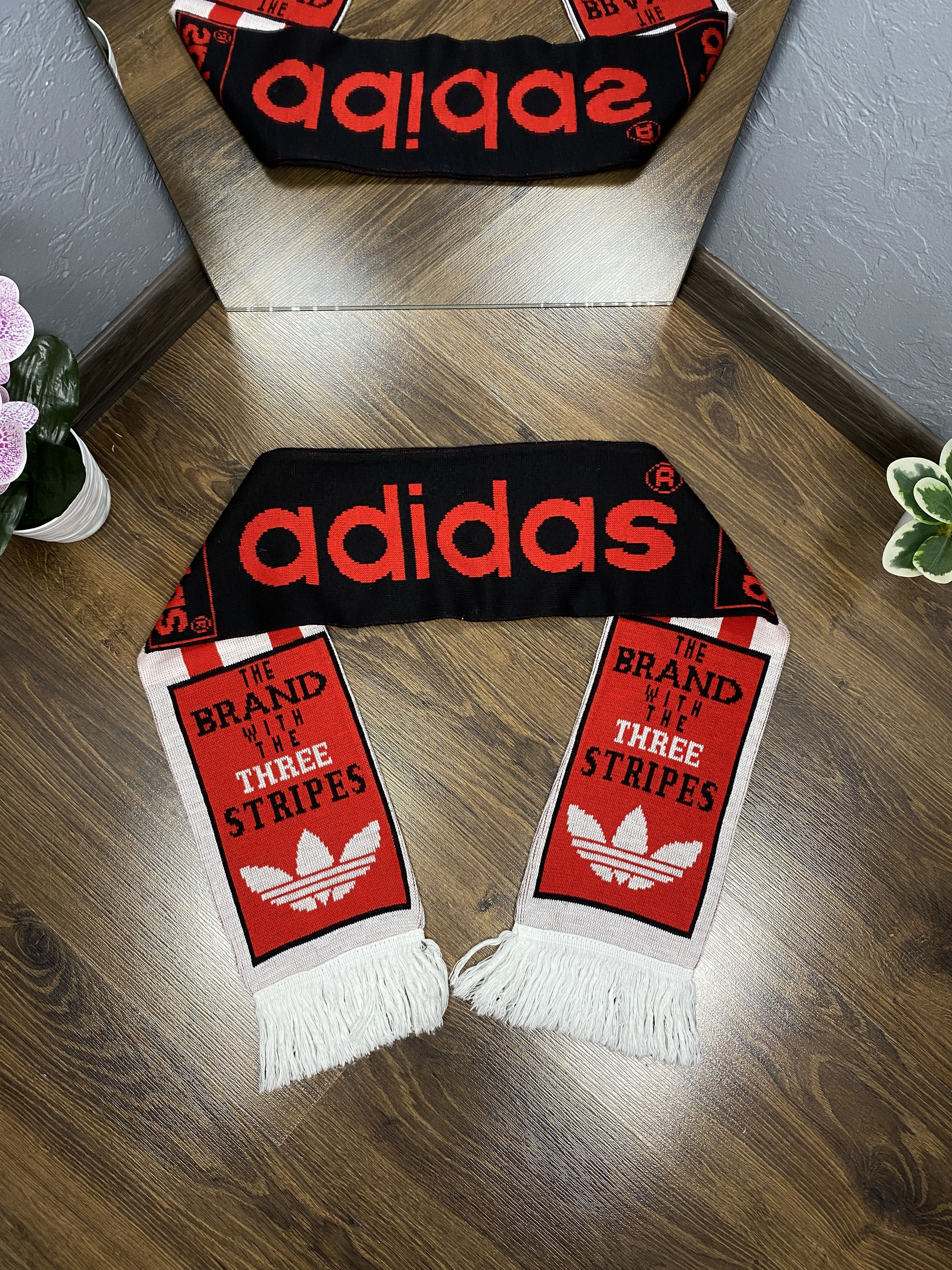 Adidas Adidas Vintage Scarf Size ONE SIZE - 1 Thumbnail