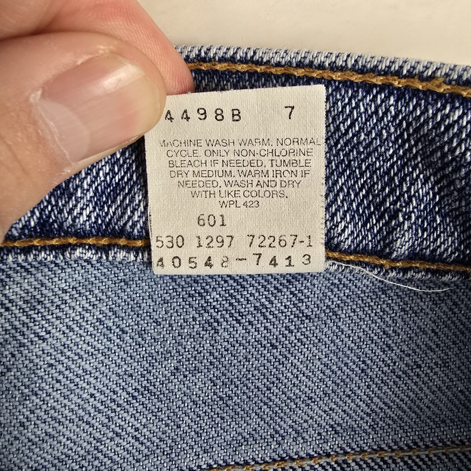 Levi's VTG Levis 540 Jeans Mens 36x32 Relaxed Tapered Made In USA Size US 36 / EU 52 - 7 Thumbnail