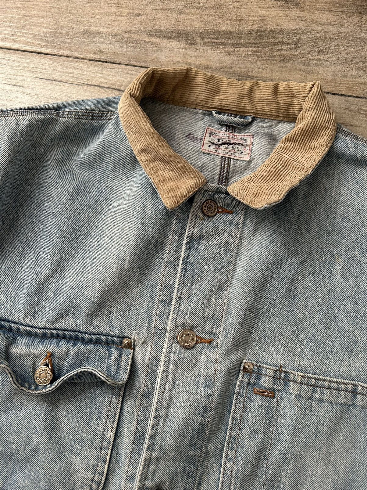 Polo Ralph Lauren Vintage Polo Ralph Lauren Denim Jacket 90’s Size US M / EU 48-50 / 2 - 5 Thumbnail