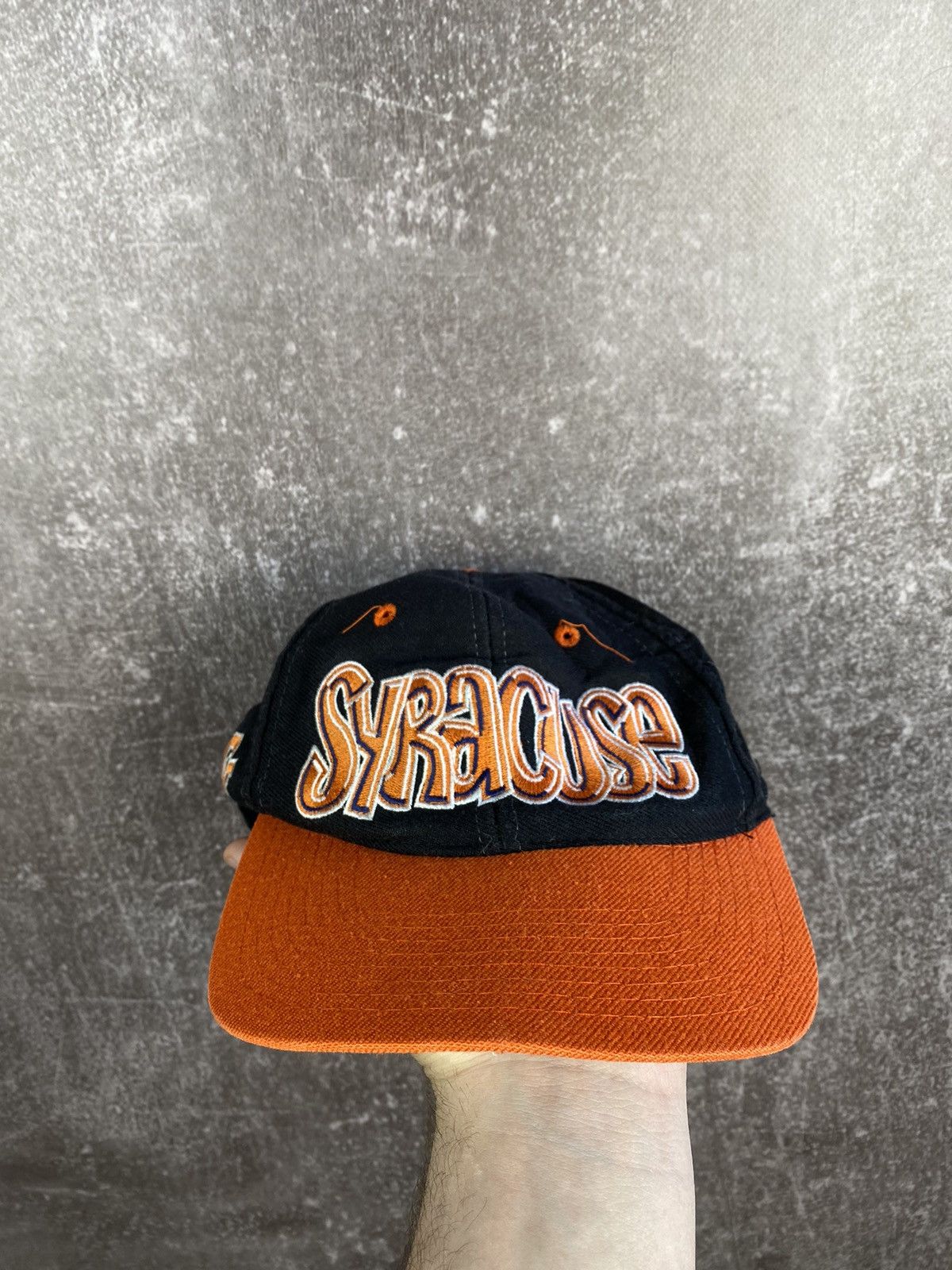 Logo 7 × Vintage Syracuse University Orange Baseball Hat Cap SU Cuse 7 Logo Size ONE SIZE - 1 Thumbnail