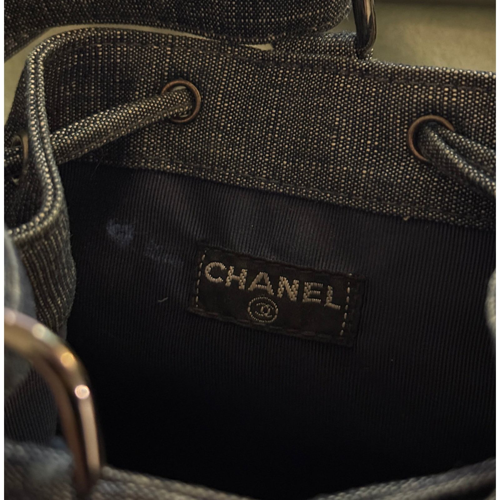 Chanel vintage chanel karl lagerfeld sequin denim bucket bag Size ONE SIZE - 7 Thumbnail