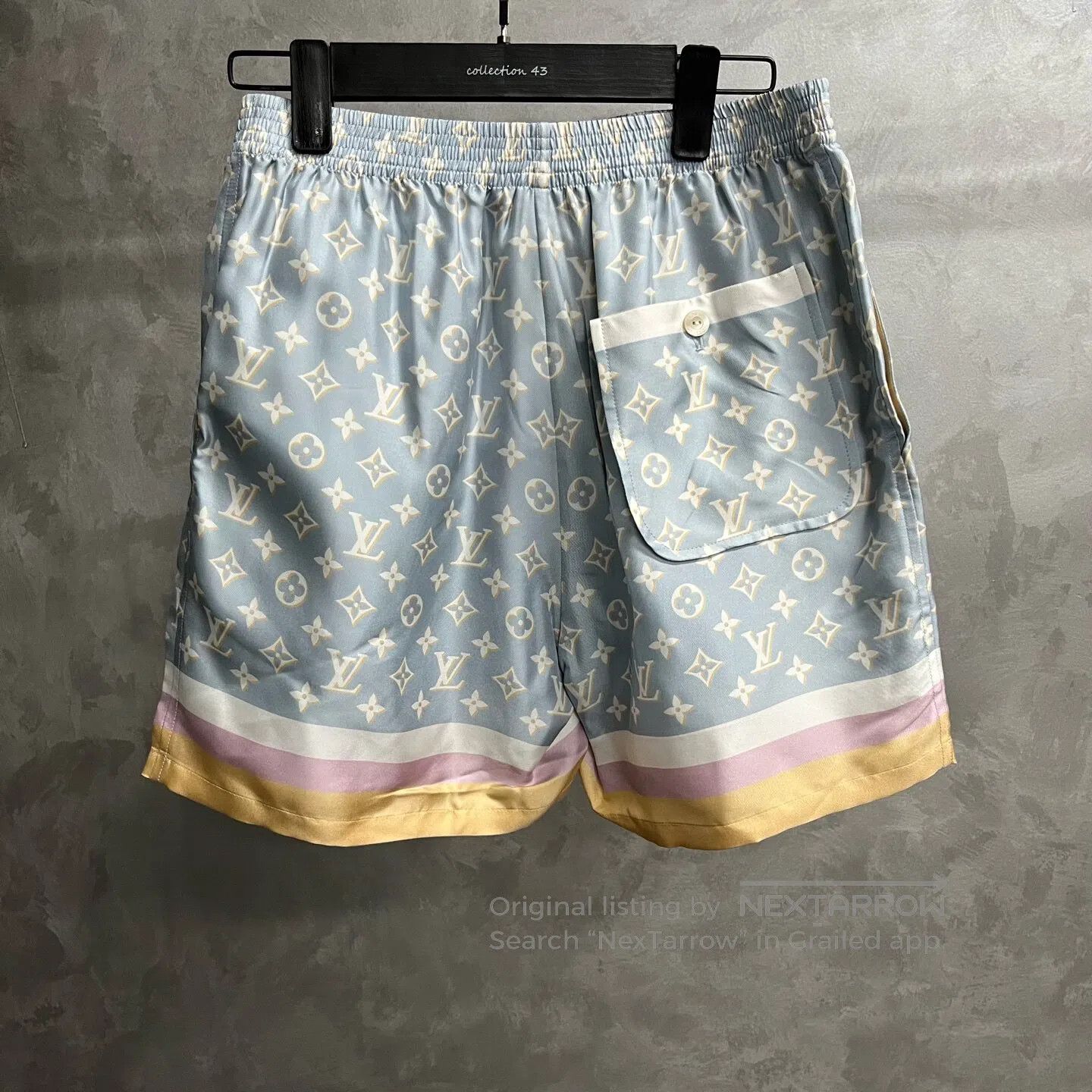 Louis Vuitton Louis Vuitton size 34 Logo striped, loose-fitting straight- Size 26" / US 2 / IT 38 - 2 Thumbnail