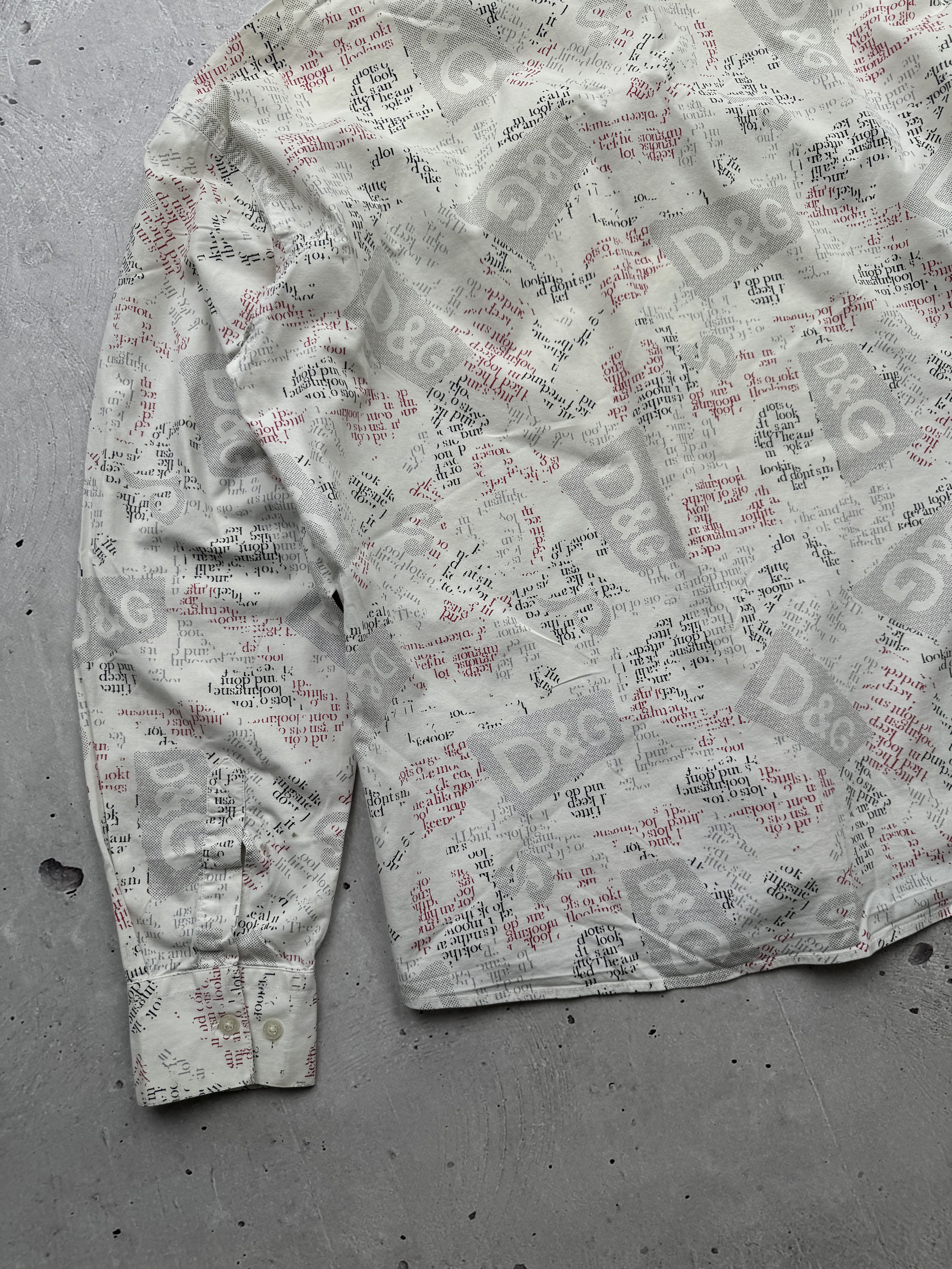 Dolce & Gabbana × Vintage Dolce & Gabbana Vintage Monogram Shirt Size US M / EU 48-50 / 2 - 11 Thumbnail