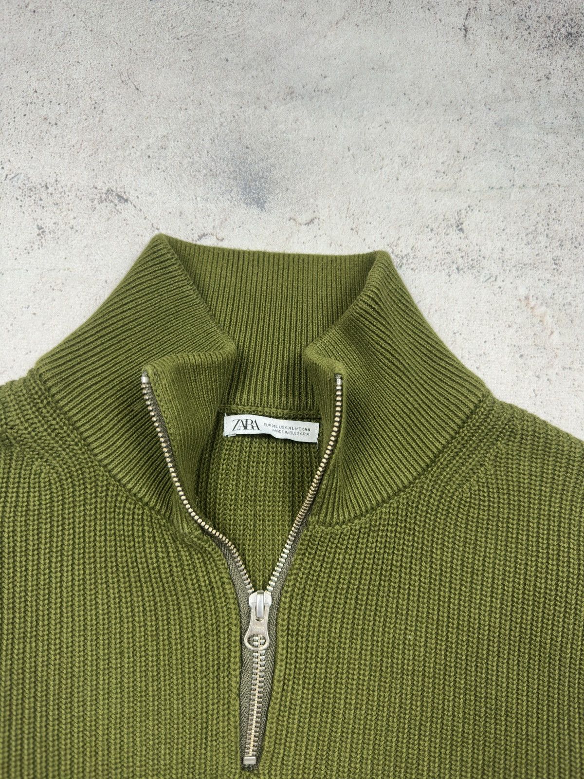 Zara Zara Cotton Half Zip Sweater Size XL Size US XL / EU 56 / 4 - 3 Thumbnail