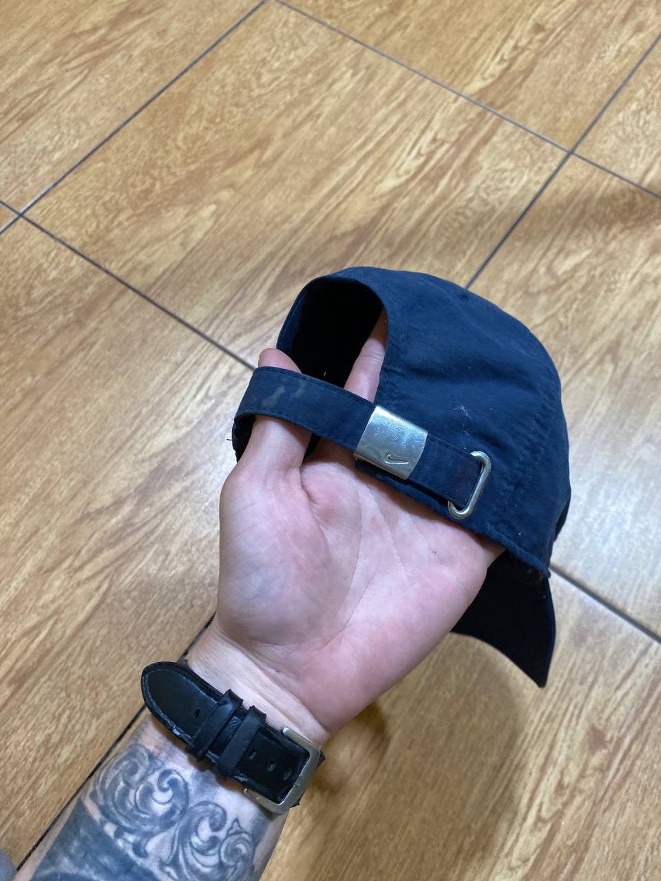Nike Blue Hats Vintage Nike Cap Y2K metal logo streetwear Size ONE SIZE - 6 Thumbnail