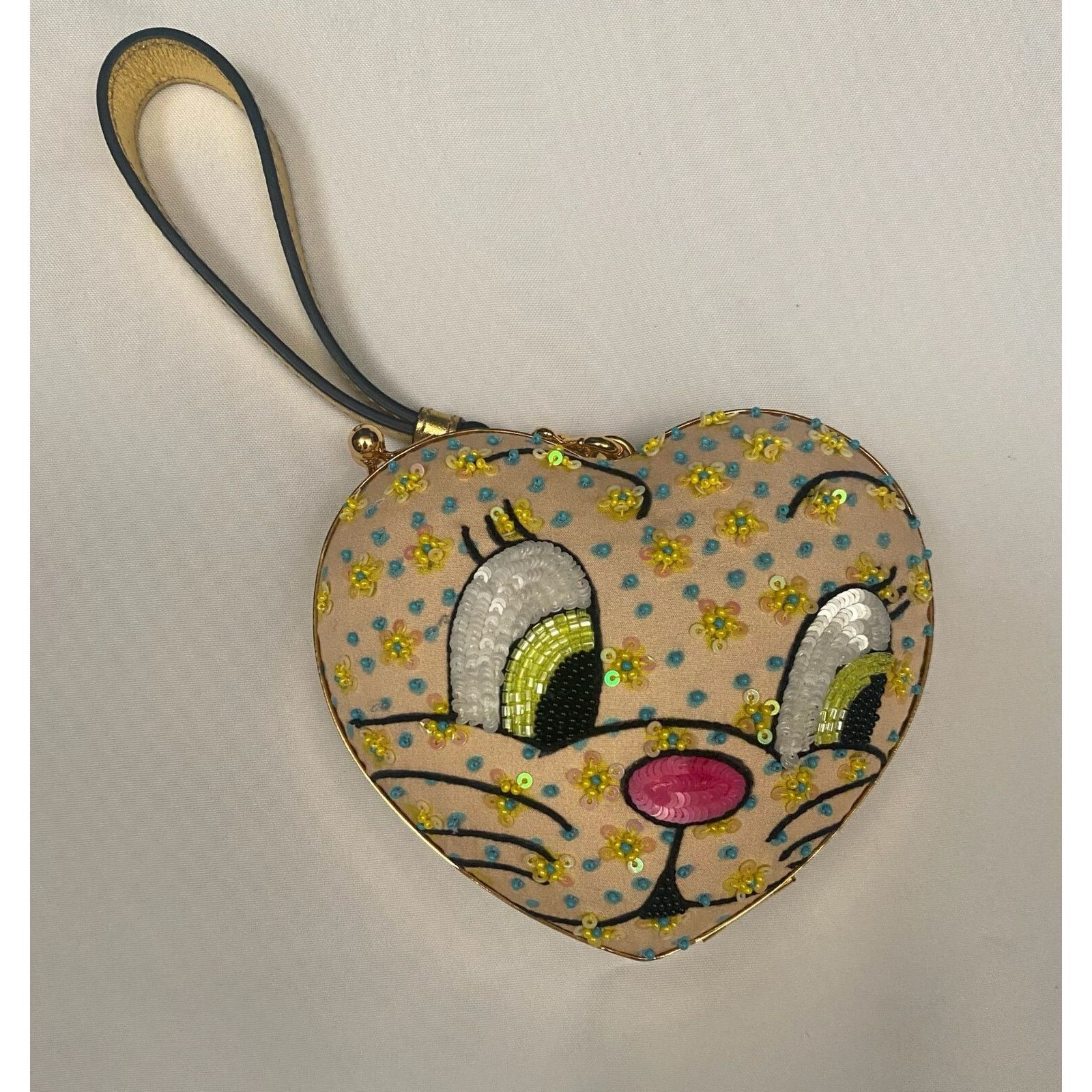 Moschino SS22 MOSCHINO Couture Jeremy Scott Cat Face Heart Shaped Bag Size ONE SIZE - 10 Thumbnail