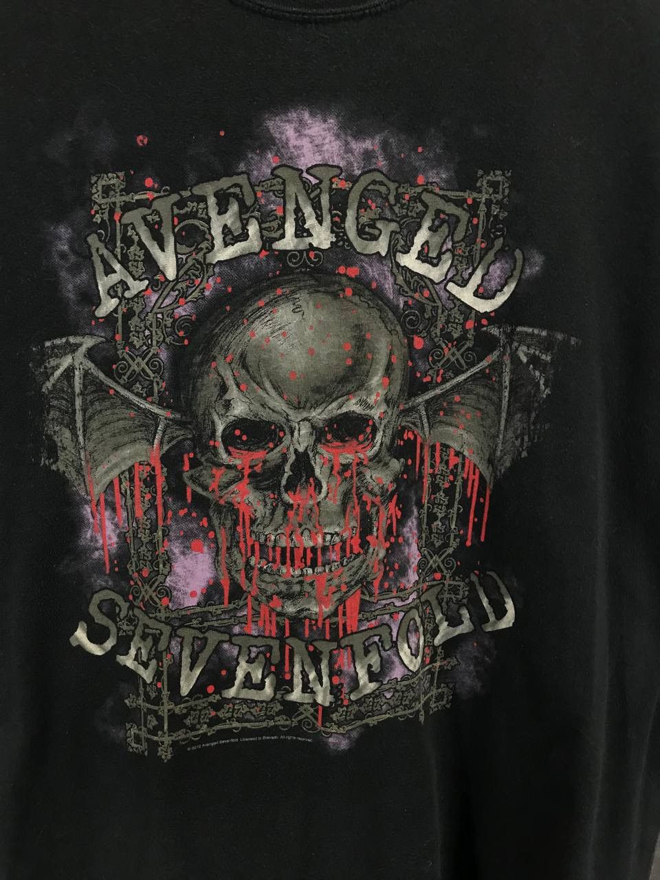 Band Tees Avenged Sevenfold 2012 vintage rock band tee Size US S / EU 44-46 / 1 - 3 Thumbnail