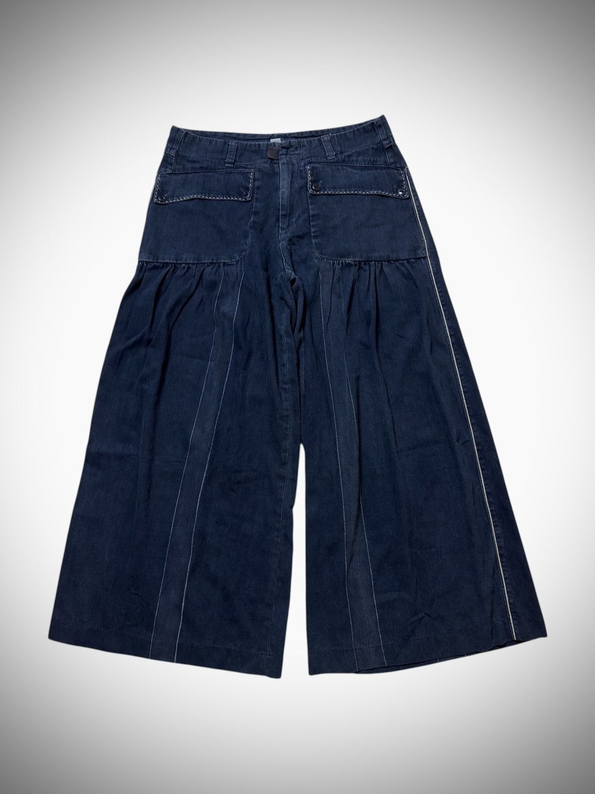 Marithe + Francois Girbaud 2000’s Marithe Francois Girbaud - Wide Flare Pants Size 28" / US 6 / IT 42 - 1 Thumbnail