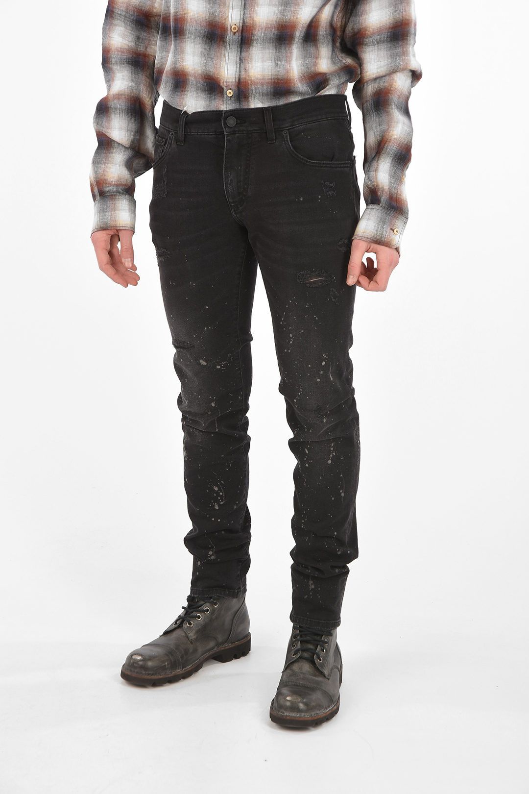 Dolce & Gabbana o1y0125 Logo Jeans in Black Size US 44 / EU 60 - 1 Thumbnail