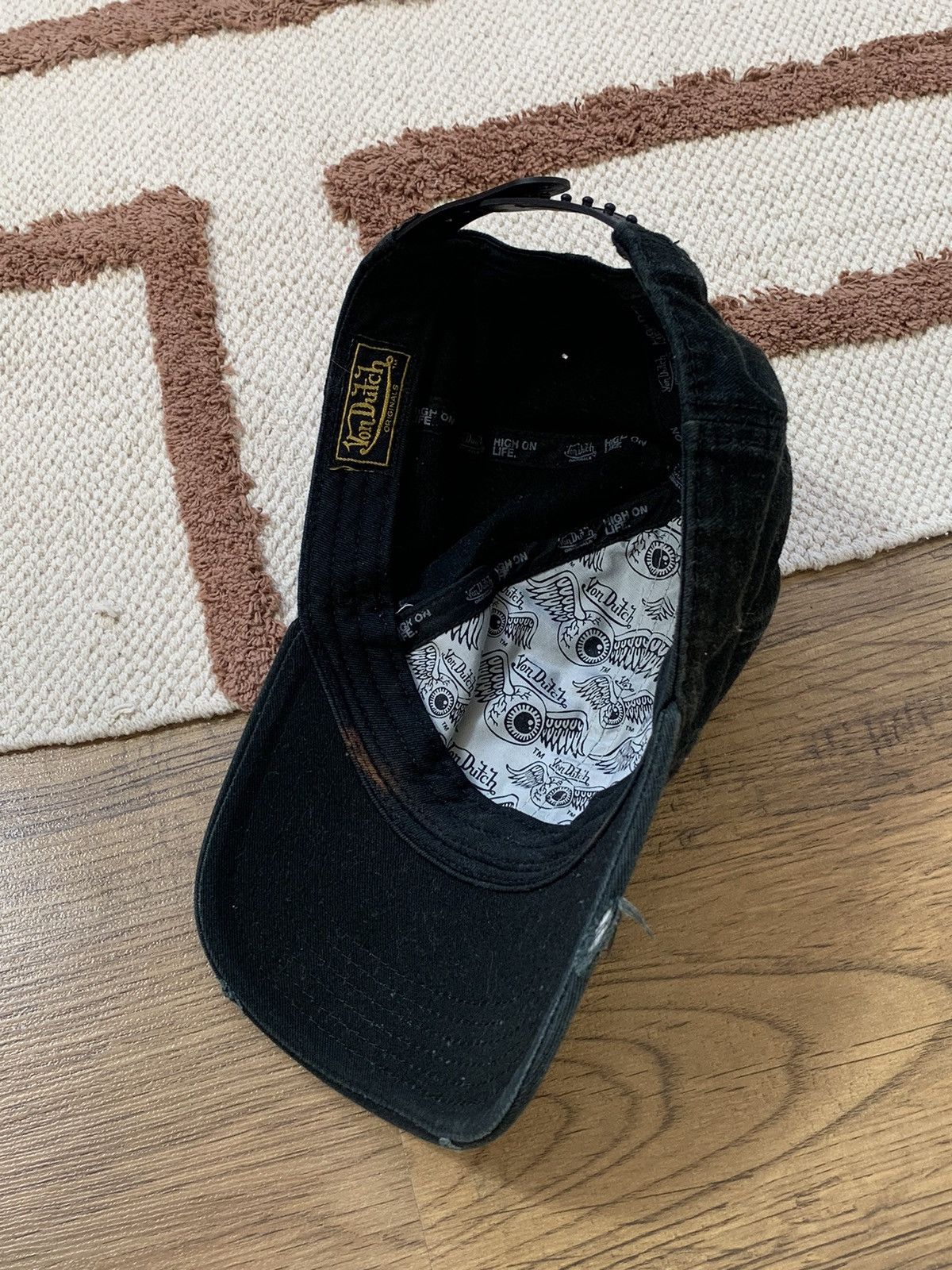 Von Dutch VINTAGE VON DUTCH DISTRESSED 2000s CAP Size ONE SIZE - 4 Thumbnail