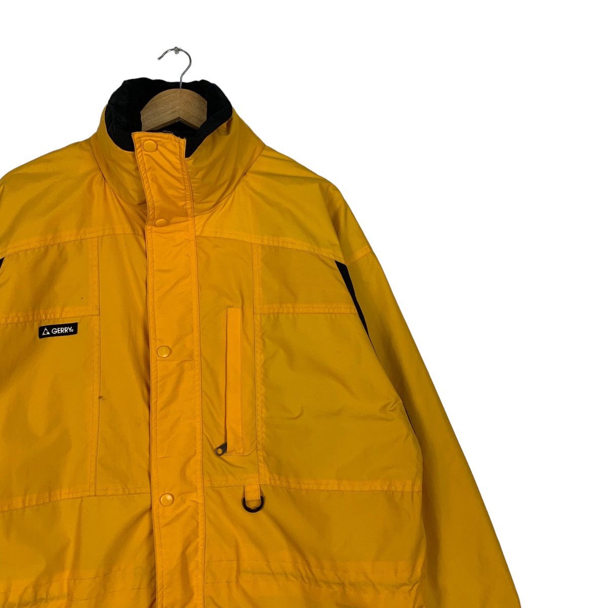 Japanese Brand GERRY Yellow Outdoor Jacket #1109-C50 Size US L / EU 52-54 / 3 - 4 Thumbnail