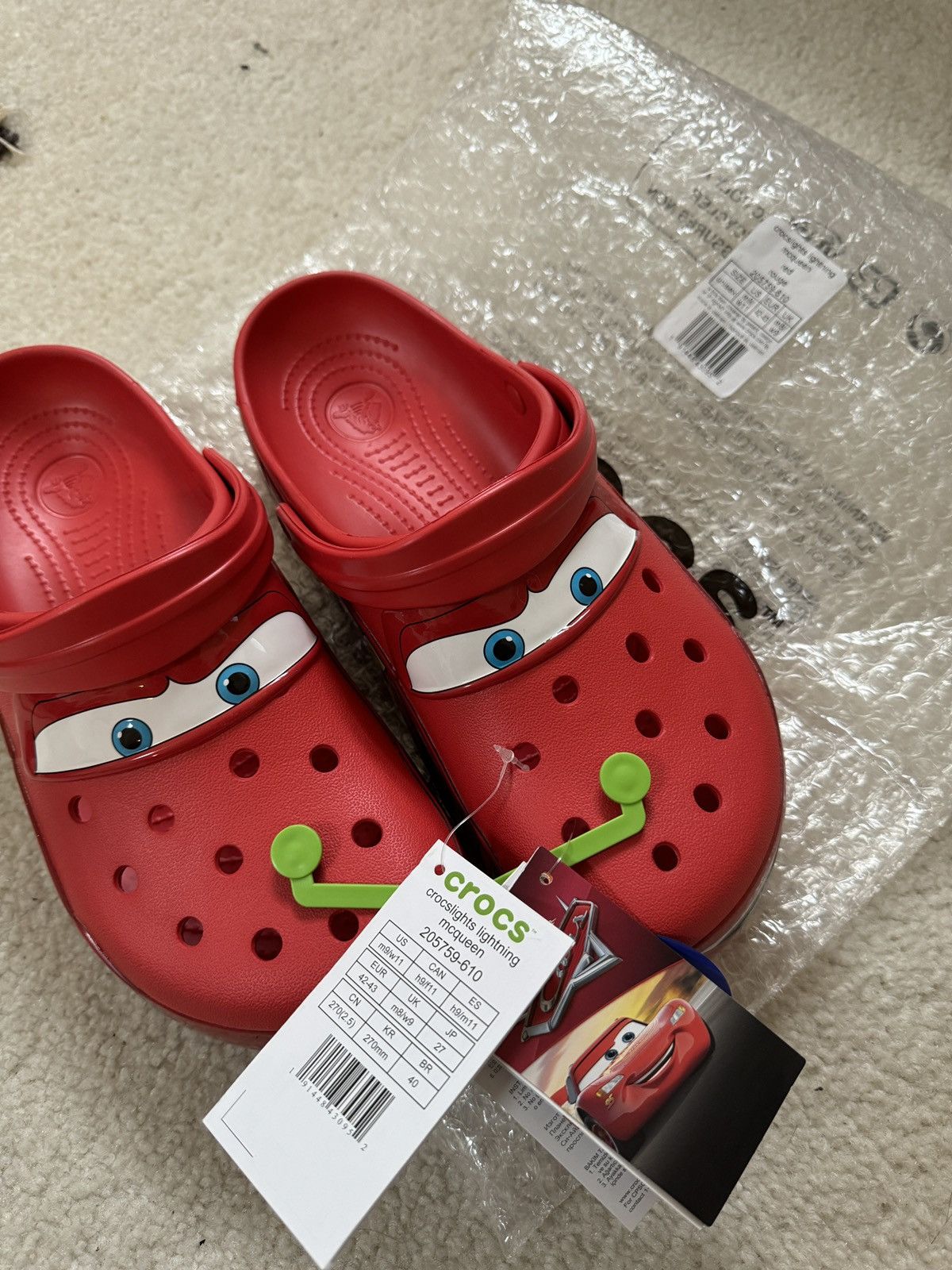 Crocs Lightning McQueen Crocs (Adult) Grailed