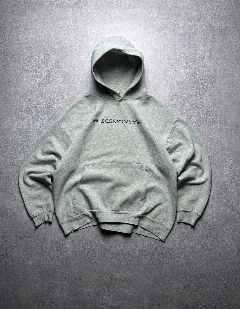 Vintage Vintage Sessions Sk8 Boxy Hoodie Y2K L Size US L / EU 52-54 / 3 - 1 Thumbnail