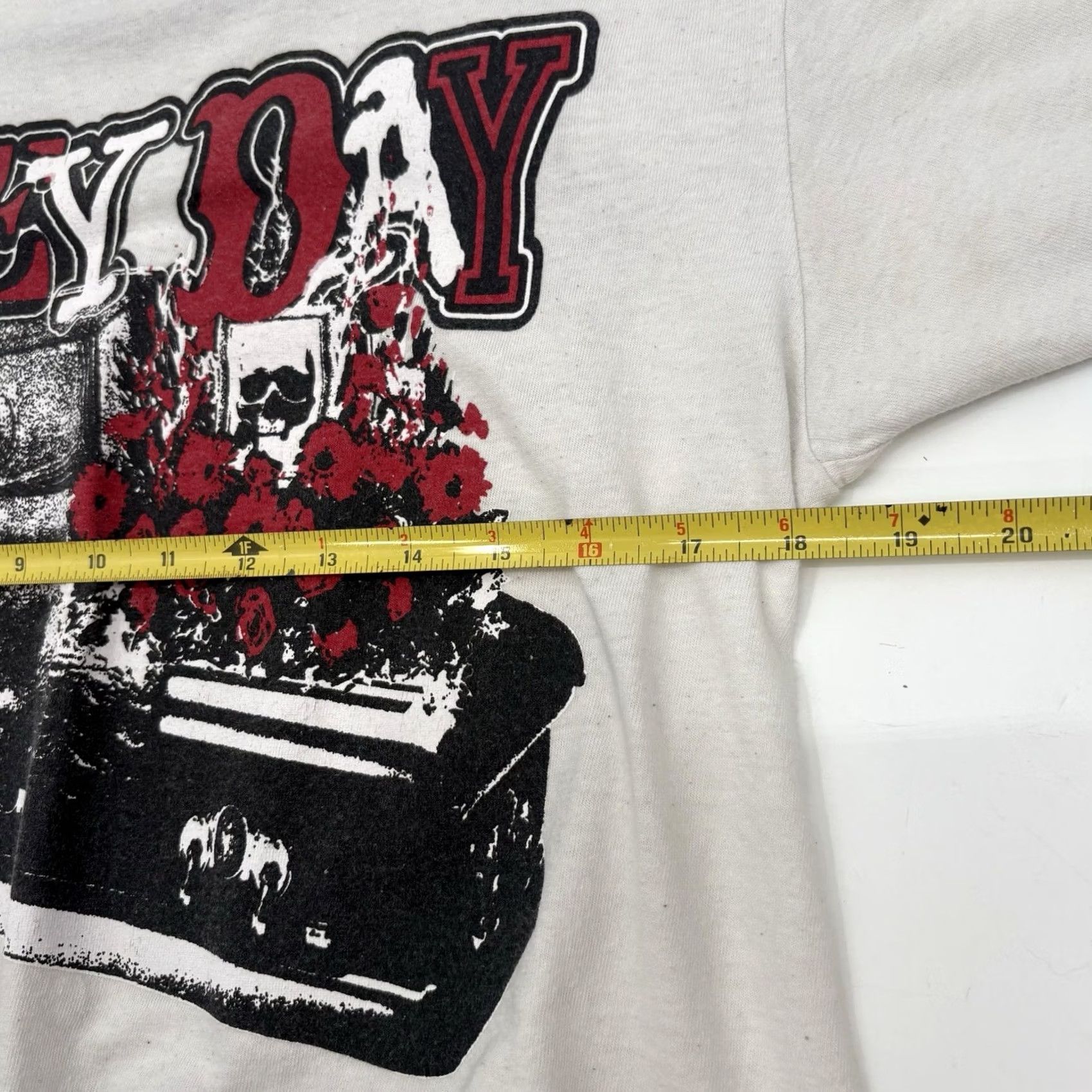 Vintage Suicide Boys Shirt Adult Medium White Band Music Grey Day Casket Third Tour To Hell Mens, Men's — image 6 of 6