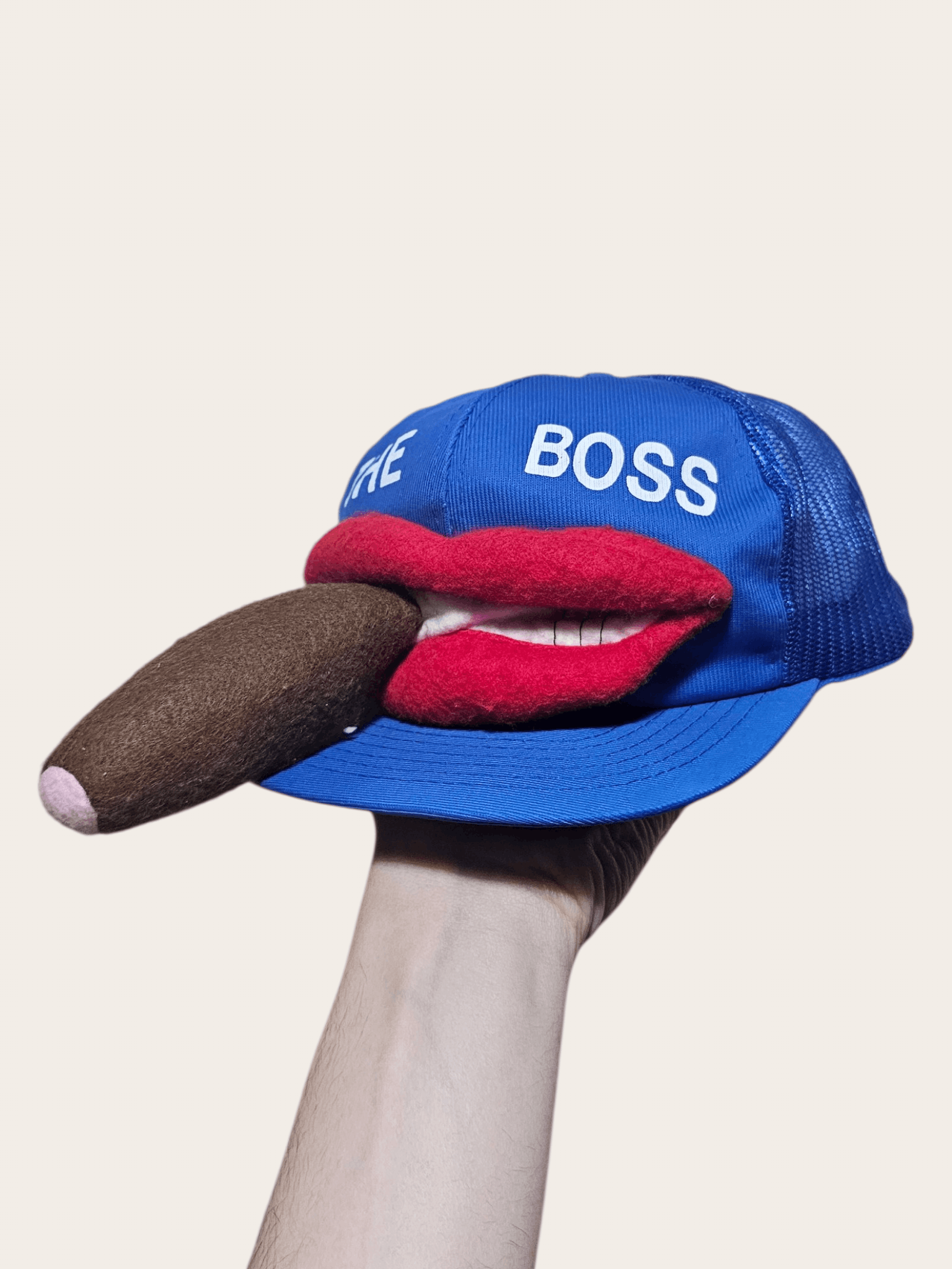 Vintage The Boss Cigar 90' Trucker Hat Size ONE SIZE - 3 Thumbnail