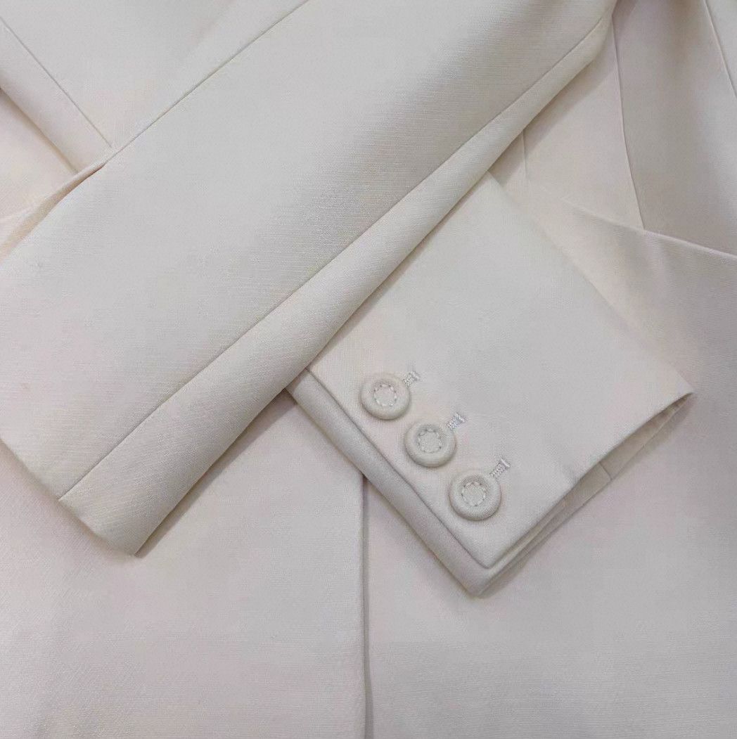Dior Dior Christian Dior Beige Wool Blazer Jacket-2507 Size XS / US 0-2 / IT 36-38 - 6 Thumbnail