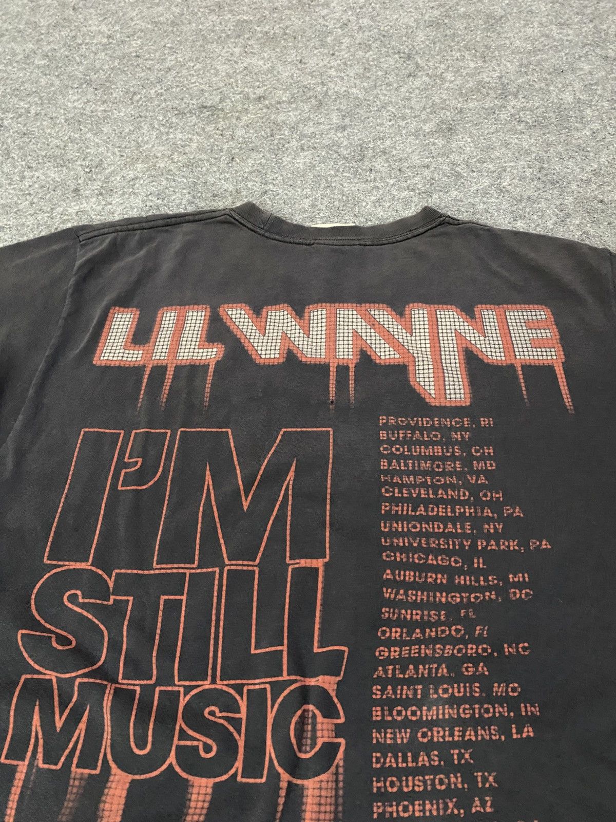 Rap Tees Rap Tees Lil Wayne Tour 2011 Size US M / EU 48-50 / 2 - 11 Thumbnail
