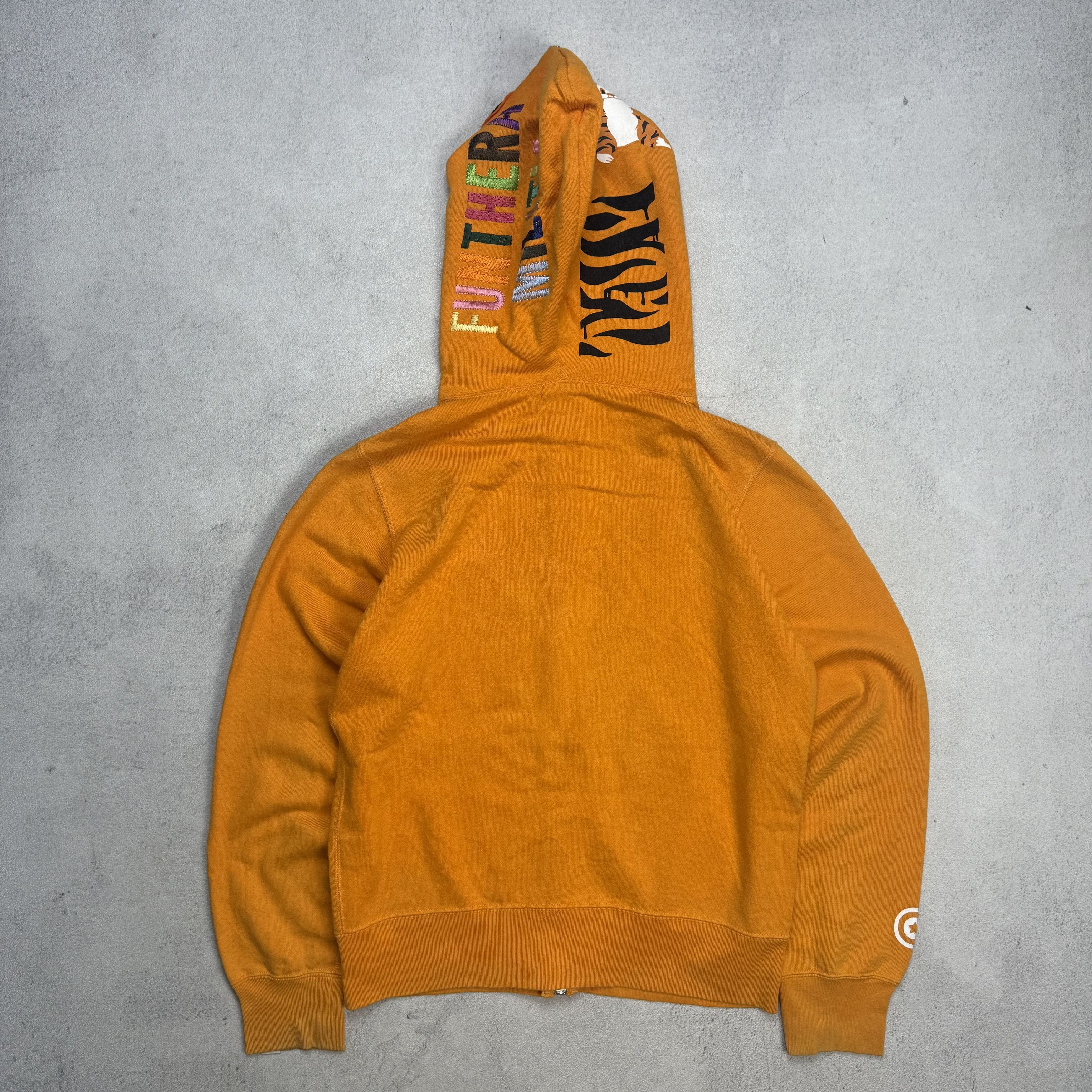 Bape Bape Orange Tiger Shark Hoodie Orange Size US S / EU 44-46 / 1 - 6 Thumbnail