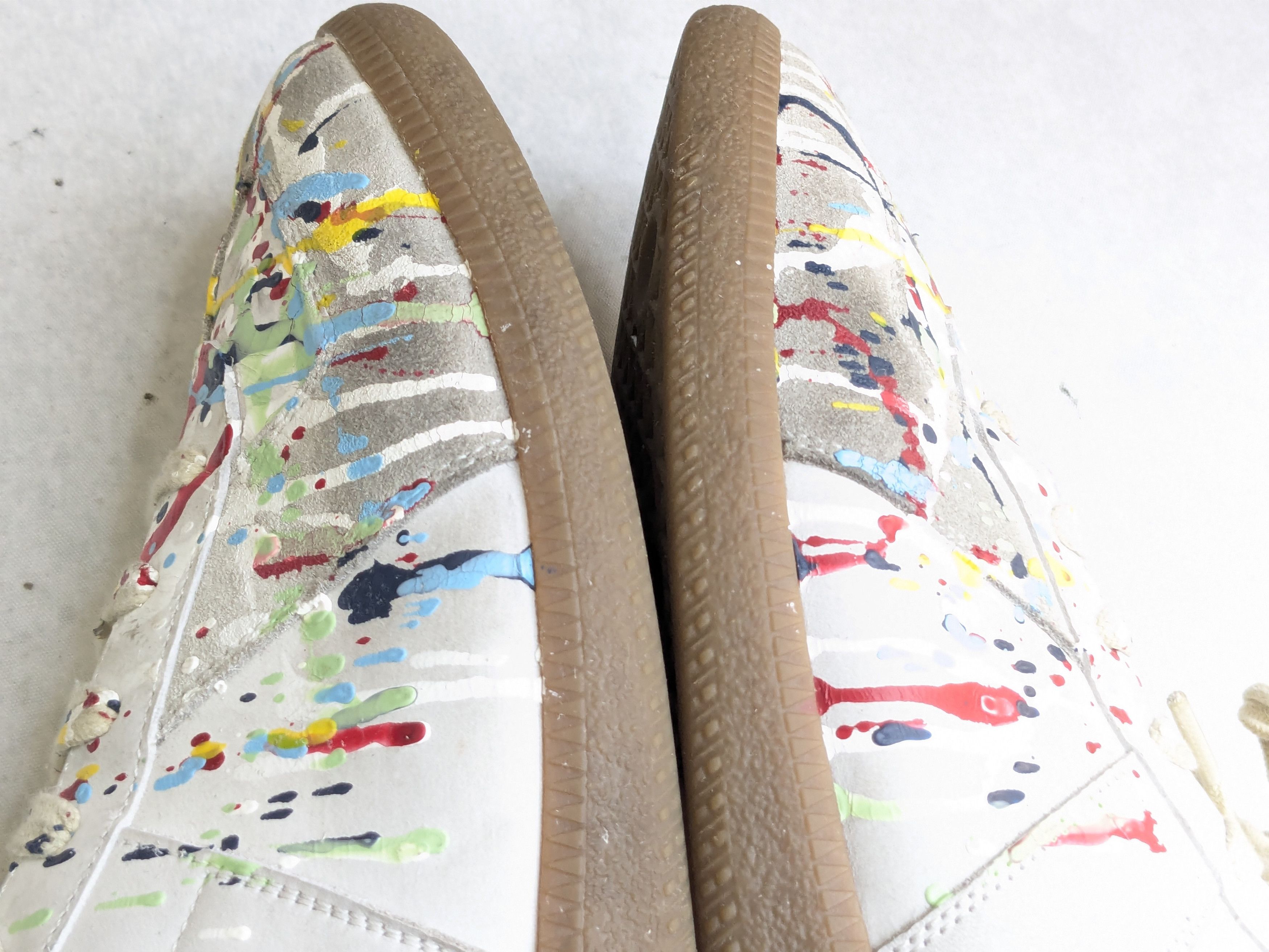 Maison Margiela maison margiela paint splatter gat replica 11.5 44.5 Size US 11.5 / EU 44-45 - 10 Thumbnail