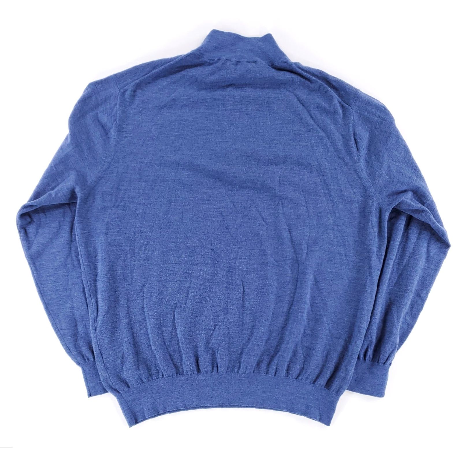 Peter Millar Peter Millar Excursionist Flex Wool Blend 1/4 Zip Pullover Blue Mens XXL Shirt Size US XXL / EU 58 / 5 - 3 Thumbnail