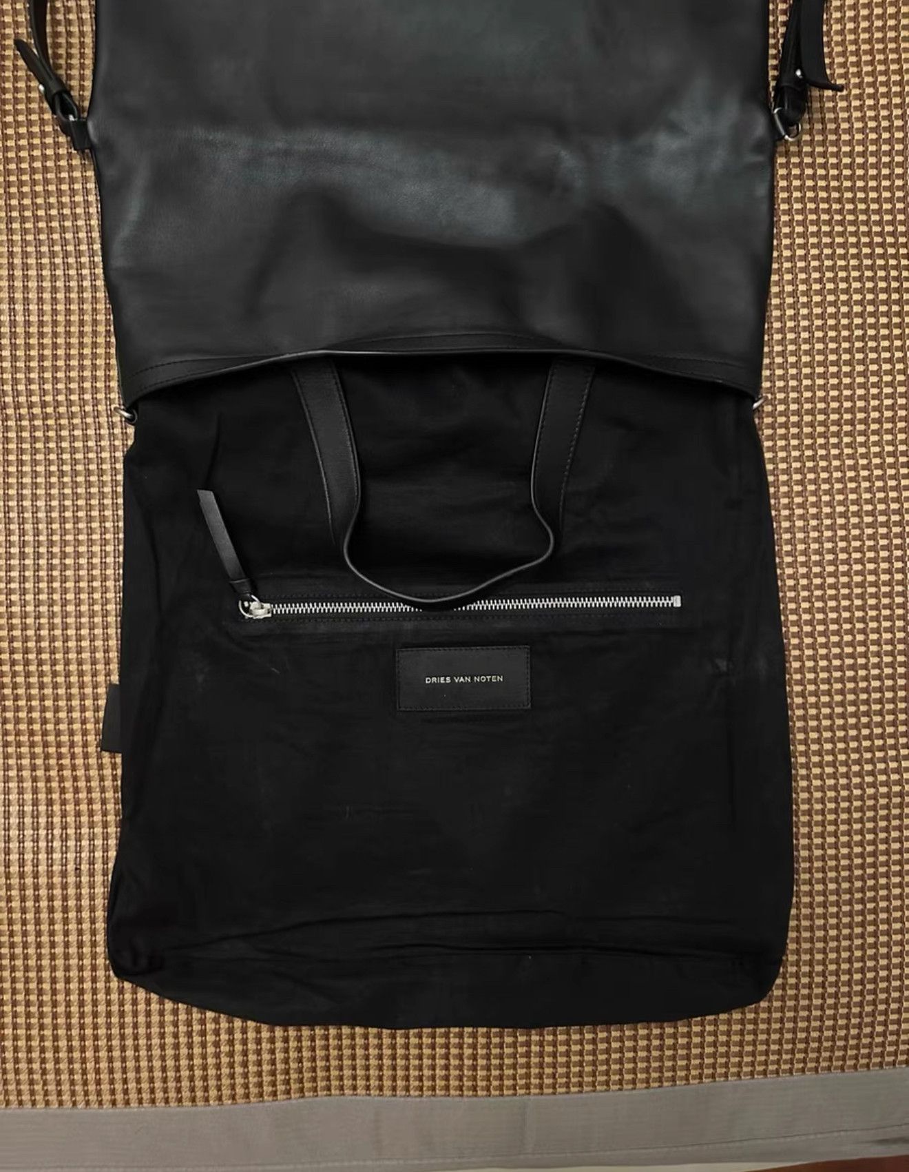 Dries Van Noten Dries Van Noten Leather Flap Over Tote Crossbody Bag Size ONE SIZE - 3 Thumbnail