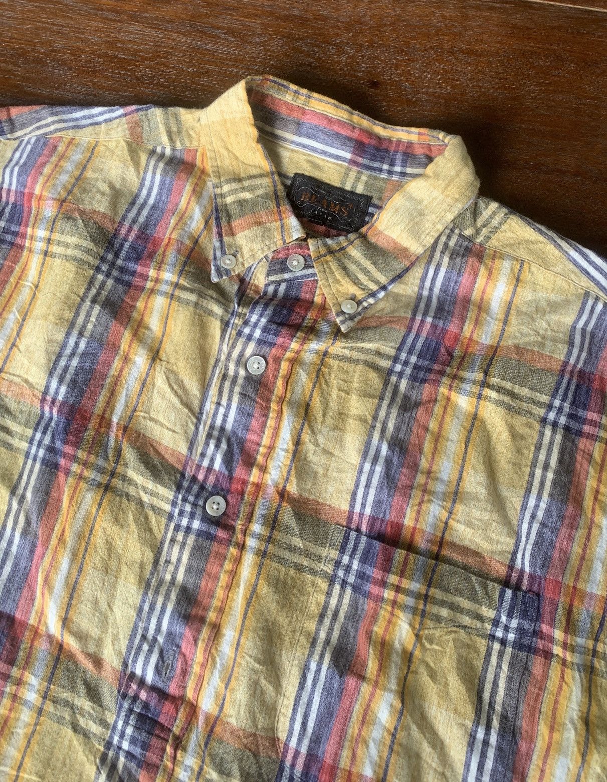 Beams Plus × Japanese Brand Beams Plus Japan half button flannel Size US M / EU 48-50 / 2 - 4 Thumbnail