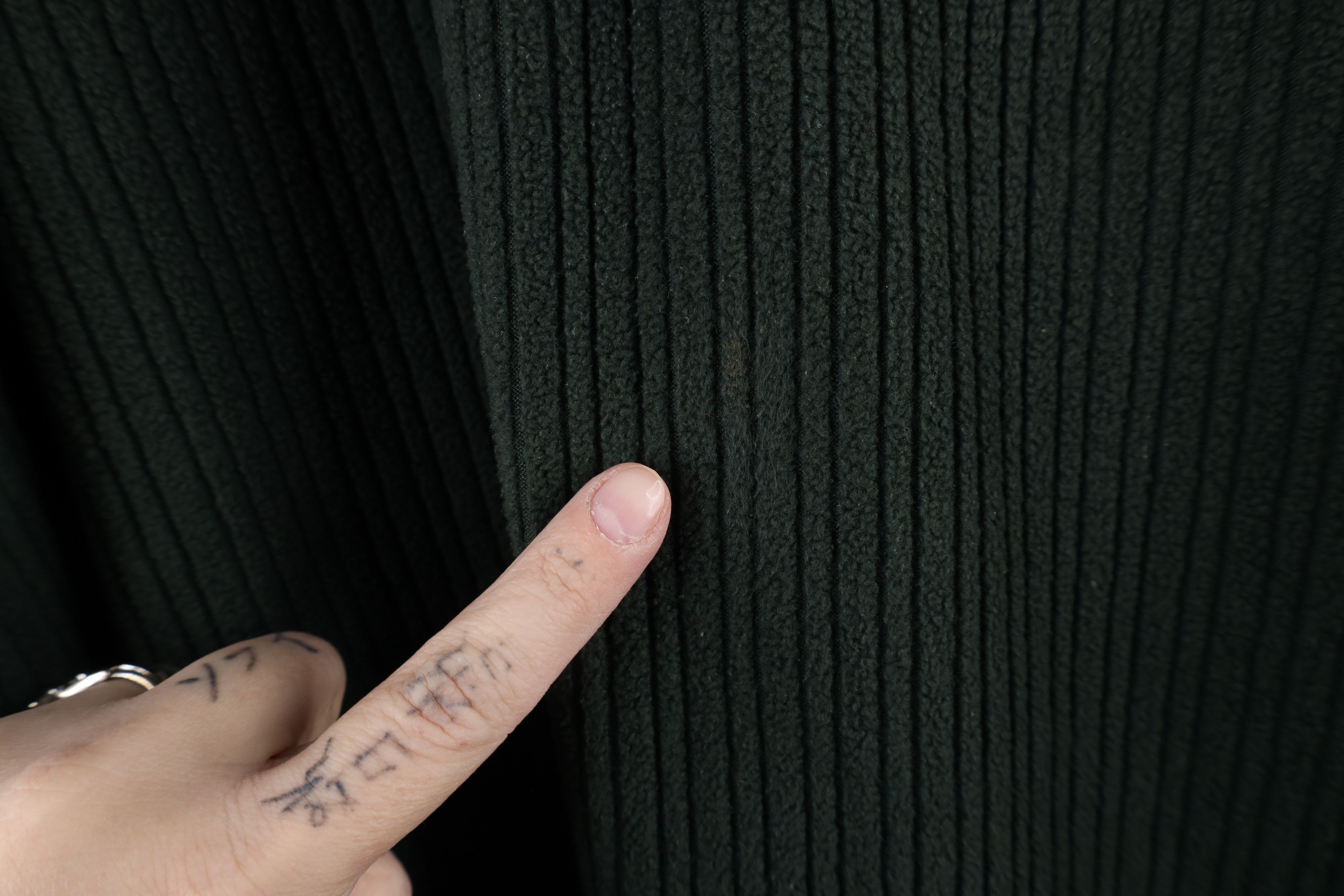 Vintage Vintage 90s Streetwear Ribbed Knit Baggy Collared Sweater Size US L / EU 52-54 / 3 - 4 Thumbnail