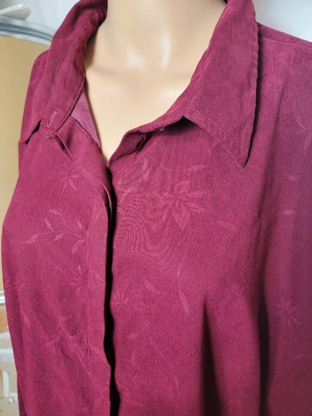 Designer Vintage Womens Blouse Flowers Willow Bay Plus Size 22w 24w Size 3XL / US 20-22 - 3 Thumbnail