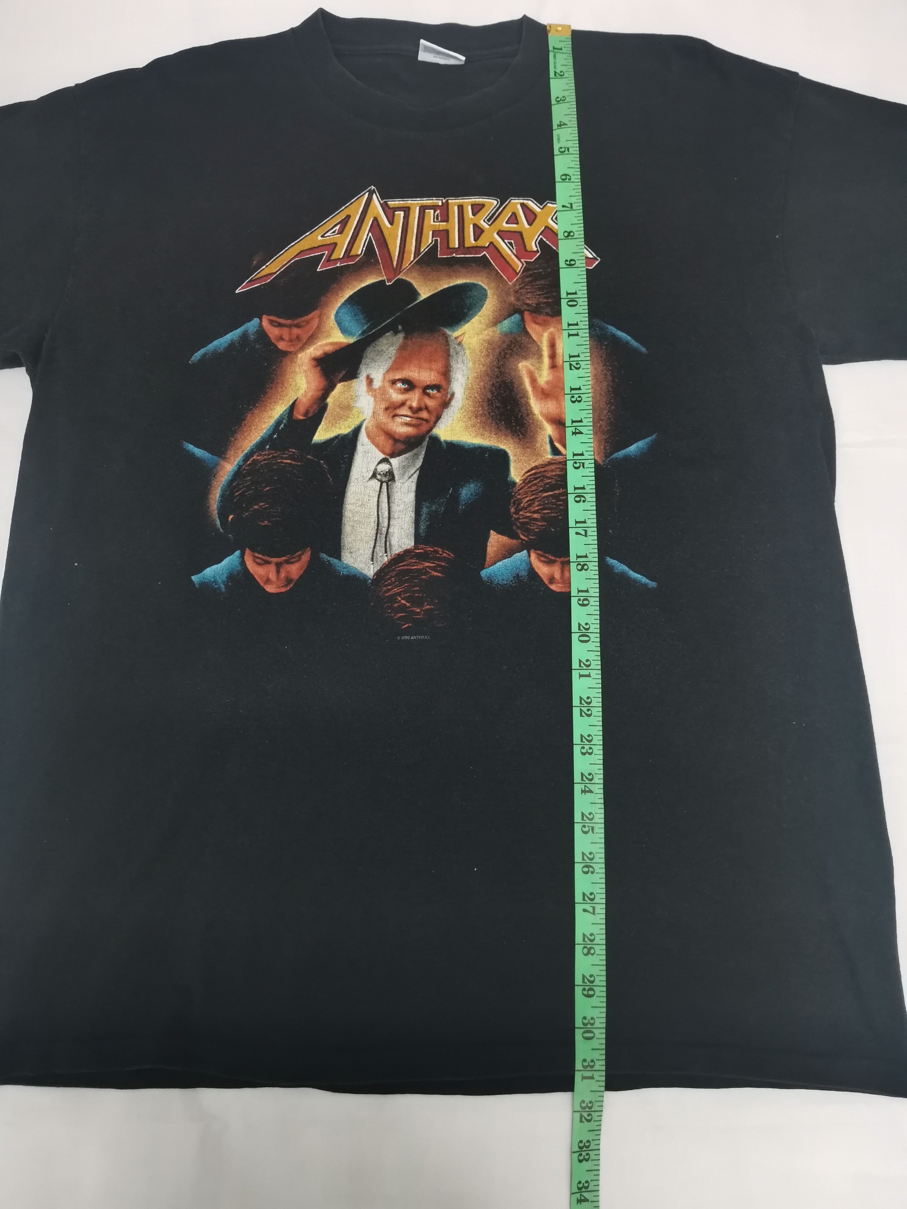 Band Tees Vintage Anthrax Bee Line Across America Band Tee Metallica Size US XL / EU 56 / 4 - 5 Thumbnail
