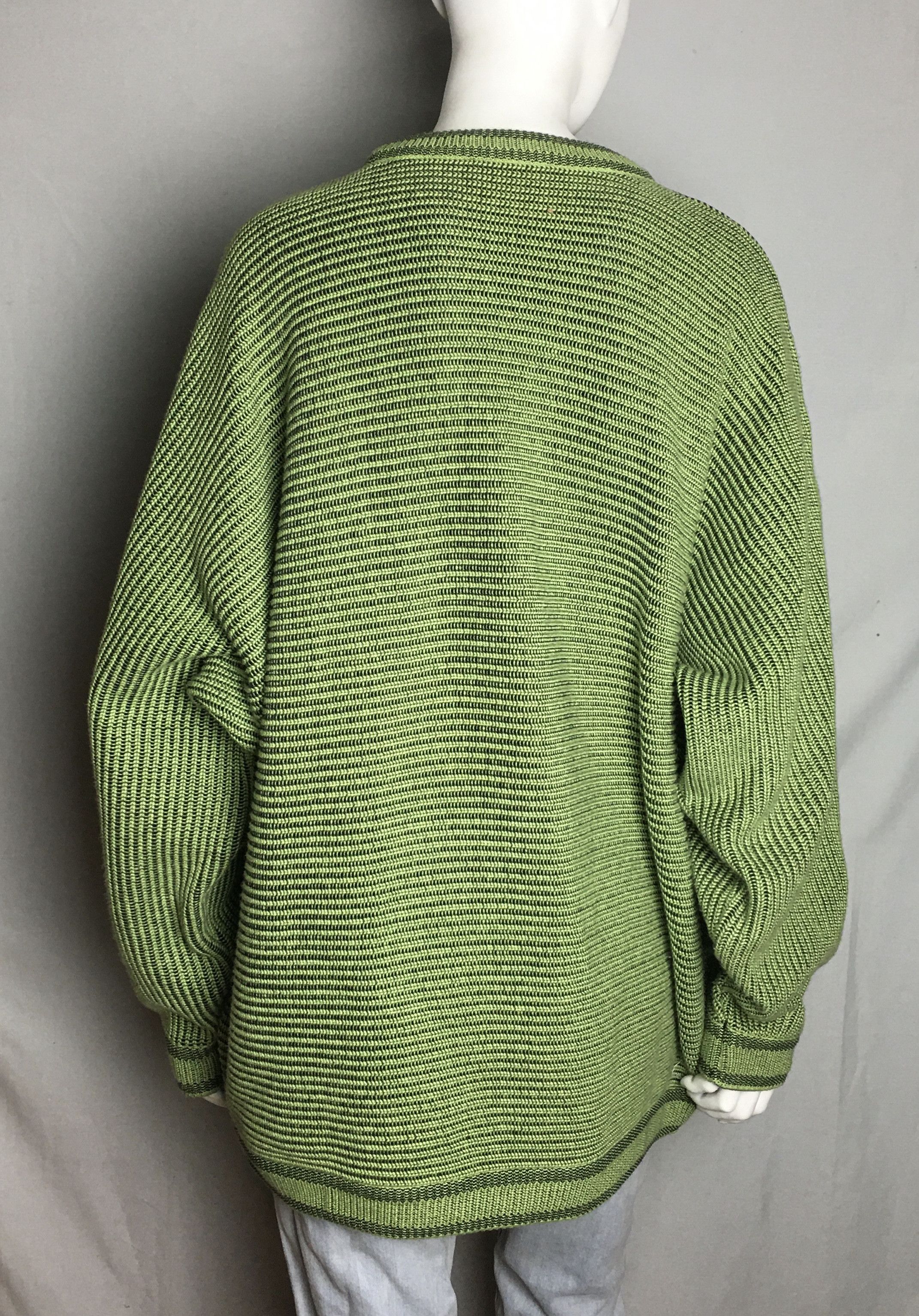 Carlo Colucci Carlo Colucci Vintage Knit Green Mens Sweater Size EU 54 Size US XL / EU 56 / 4 - 3 Thumbnail