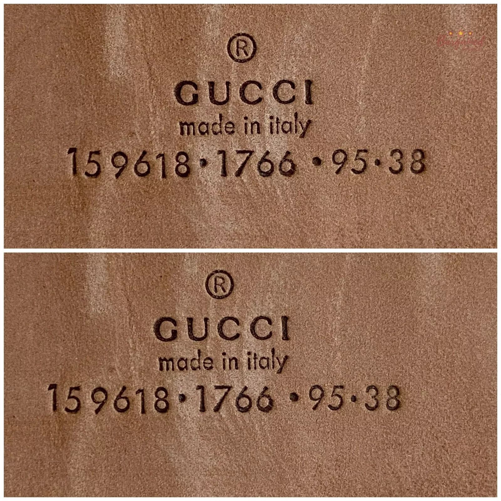 Gucci Gucci Monogram Canvas Calfskin Gold Horsebit Buckle Belt Size 34 - 7 Thumbnail