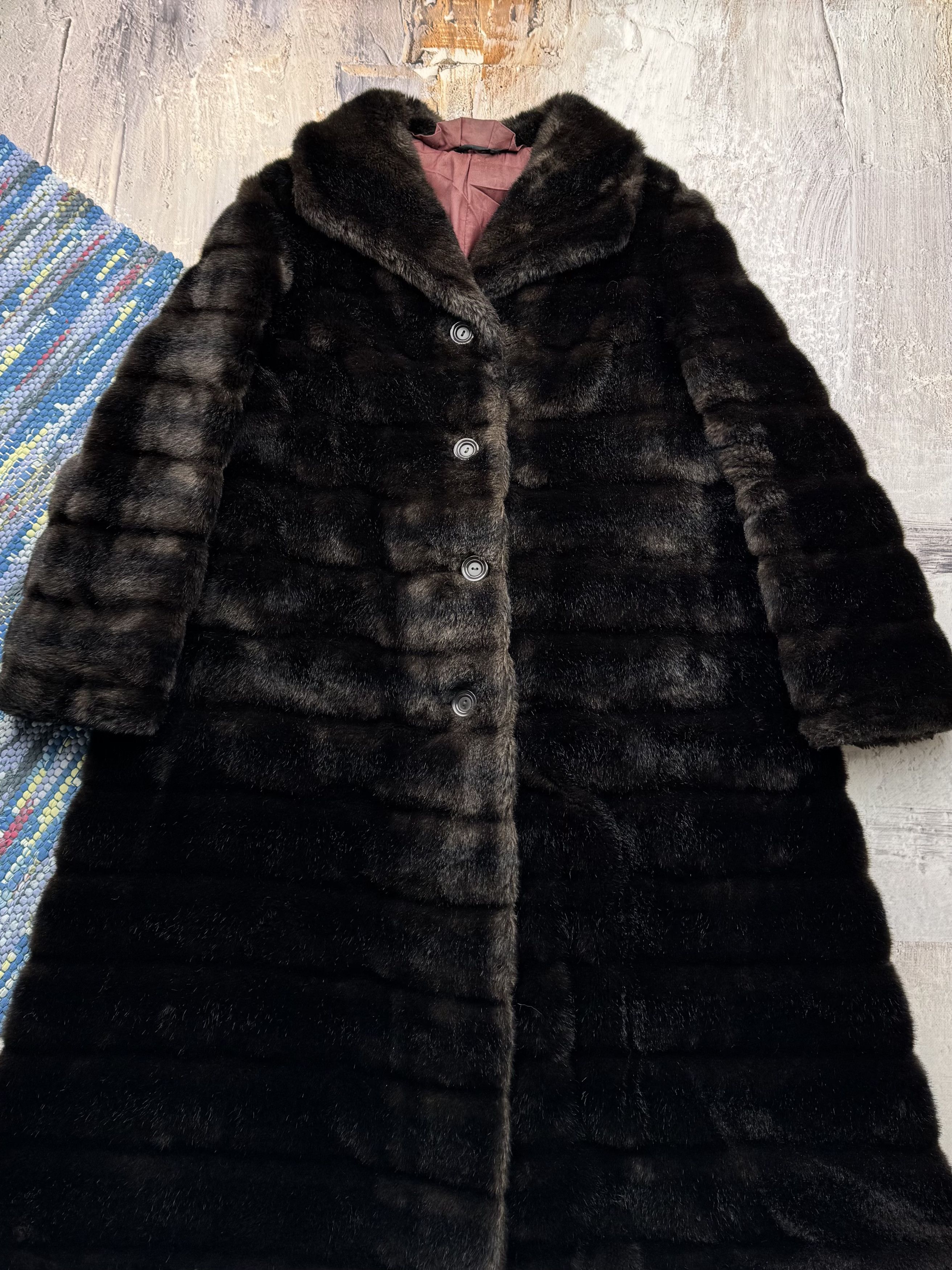Vintage Vintage Faux Fur Coat A700(493) Size L / US 10 / IT 46 - 2 Thumbnail