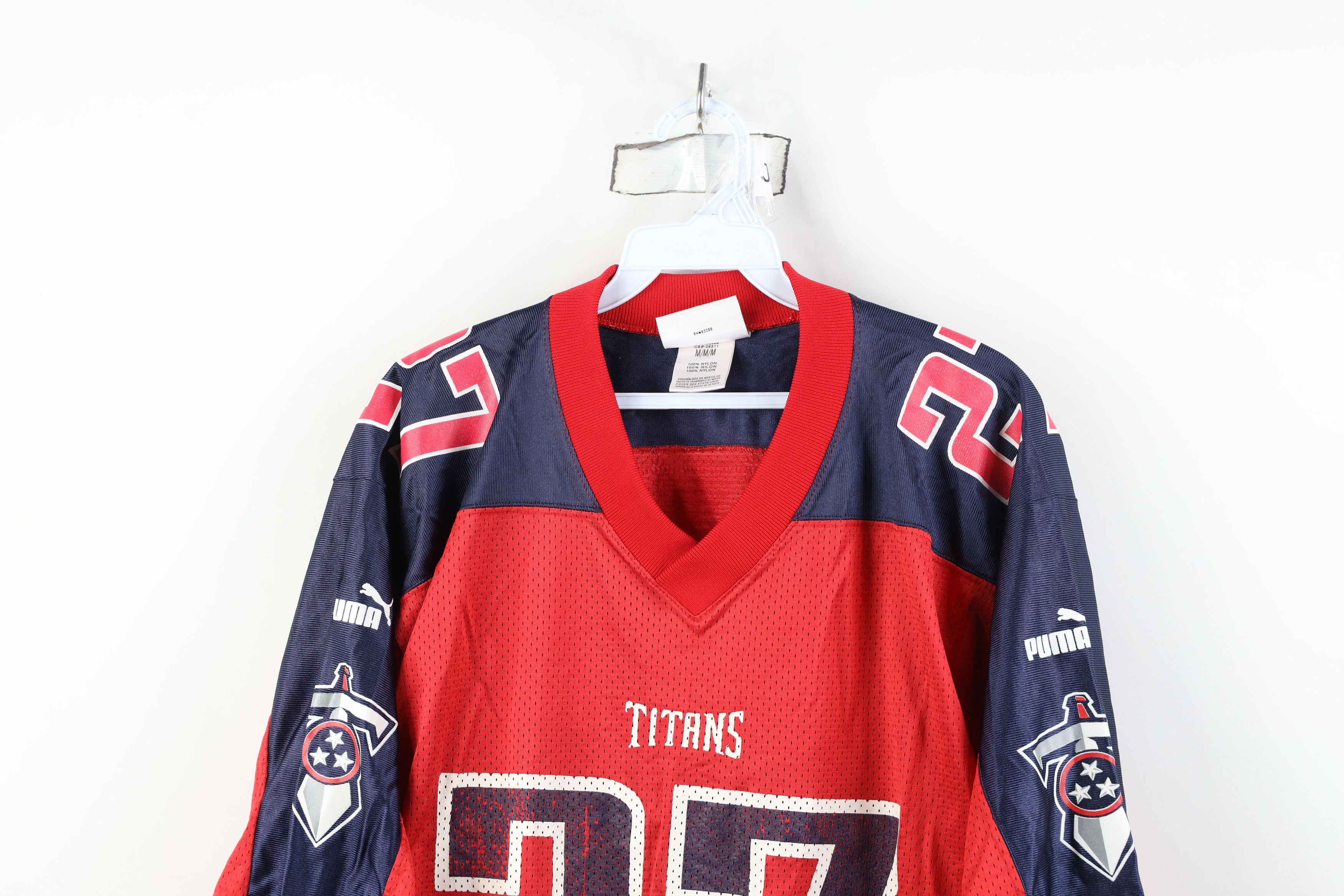 Puma Vintage 90s Puma George Tennessee Titans Football Jersey Red Size US M / EU 48-50 / 2 - 2 Thumbnail