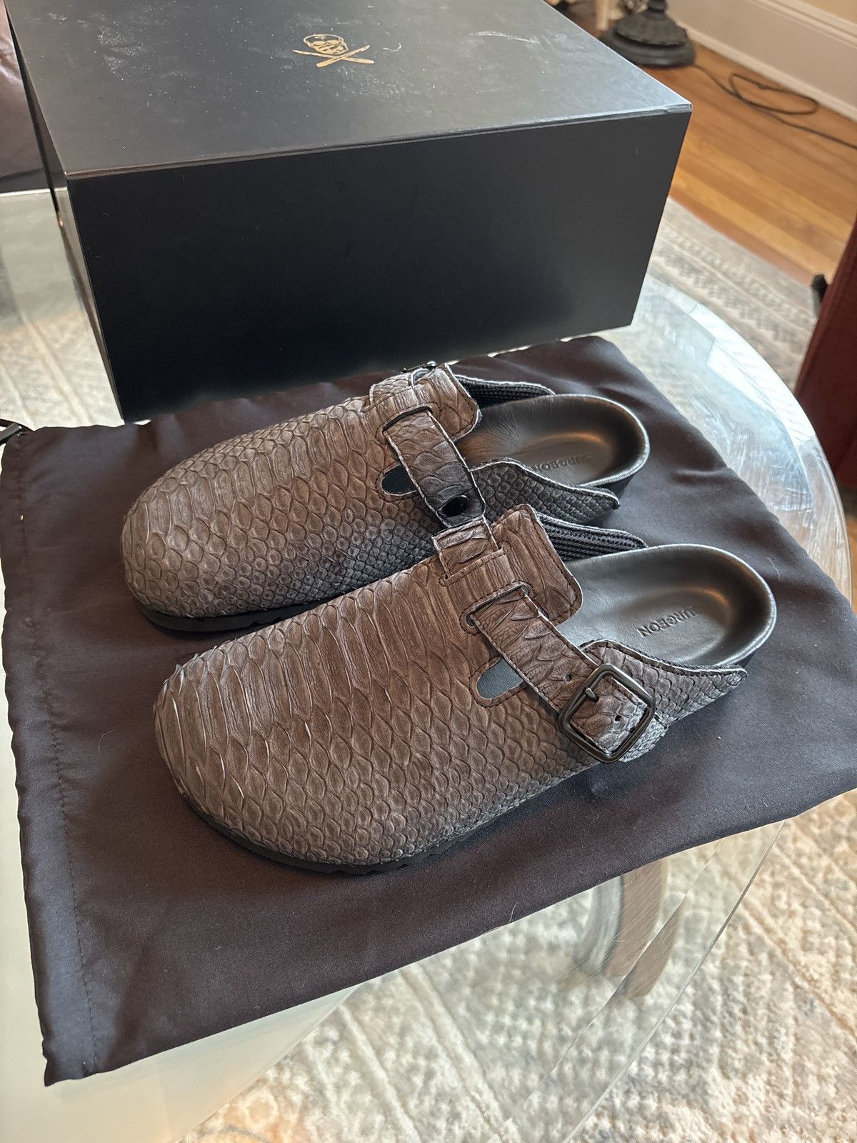 The Shoe Surgeon Surgeon Mule Luxe Black Python Size US 10 / EU 43 - 2 Thumbnail