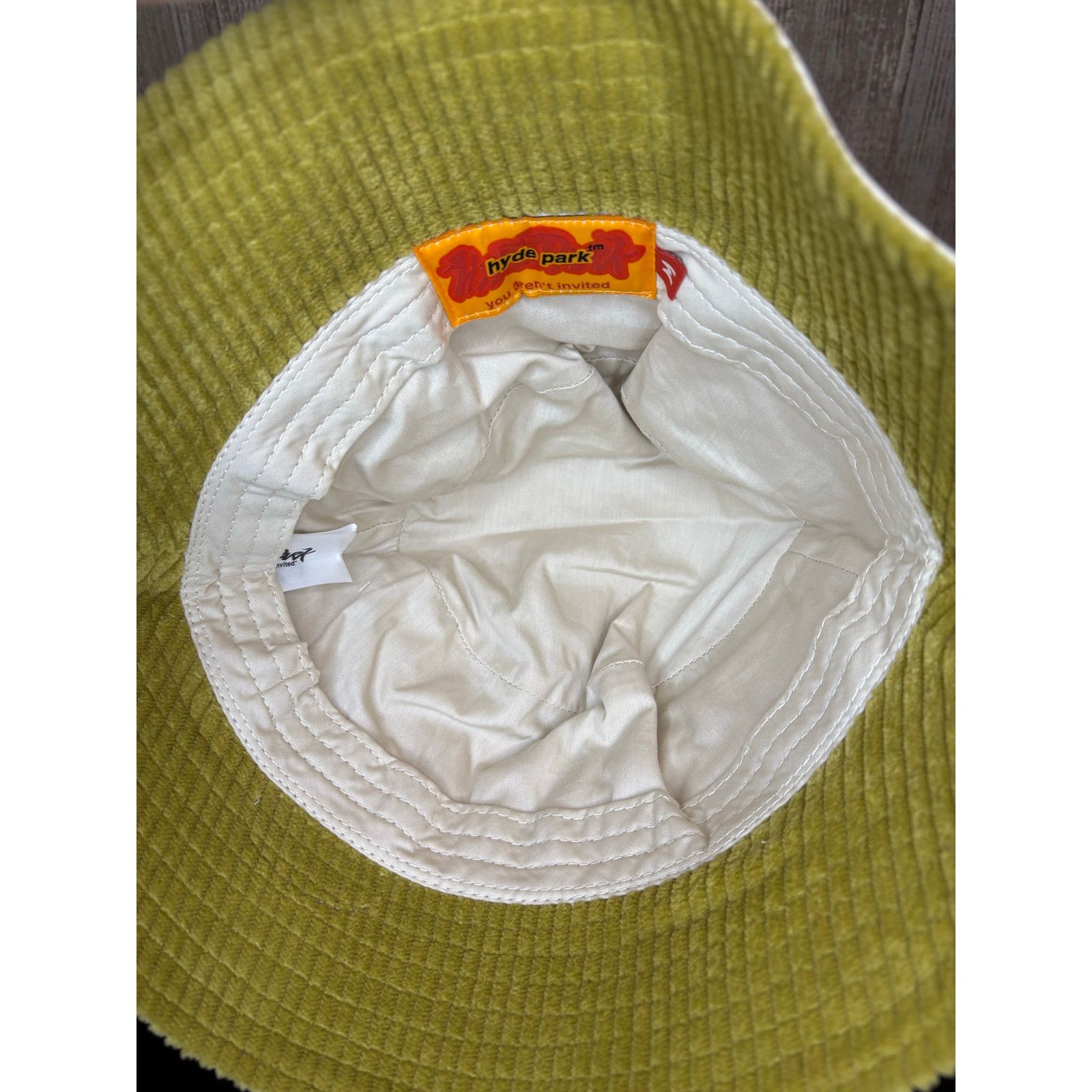 Other NWT Sz. M - Men's Hyde Park Bucket Hat (Cream w/ Patches) Size ONE SIZE - 5 Thumbnail
