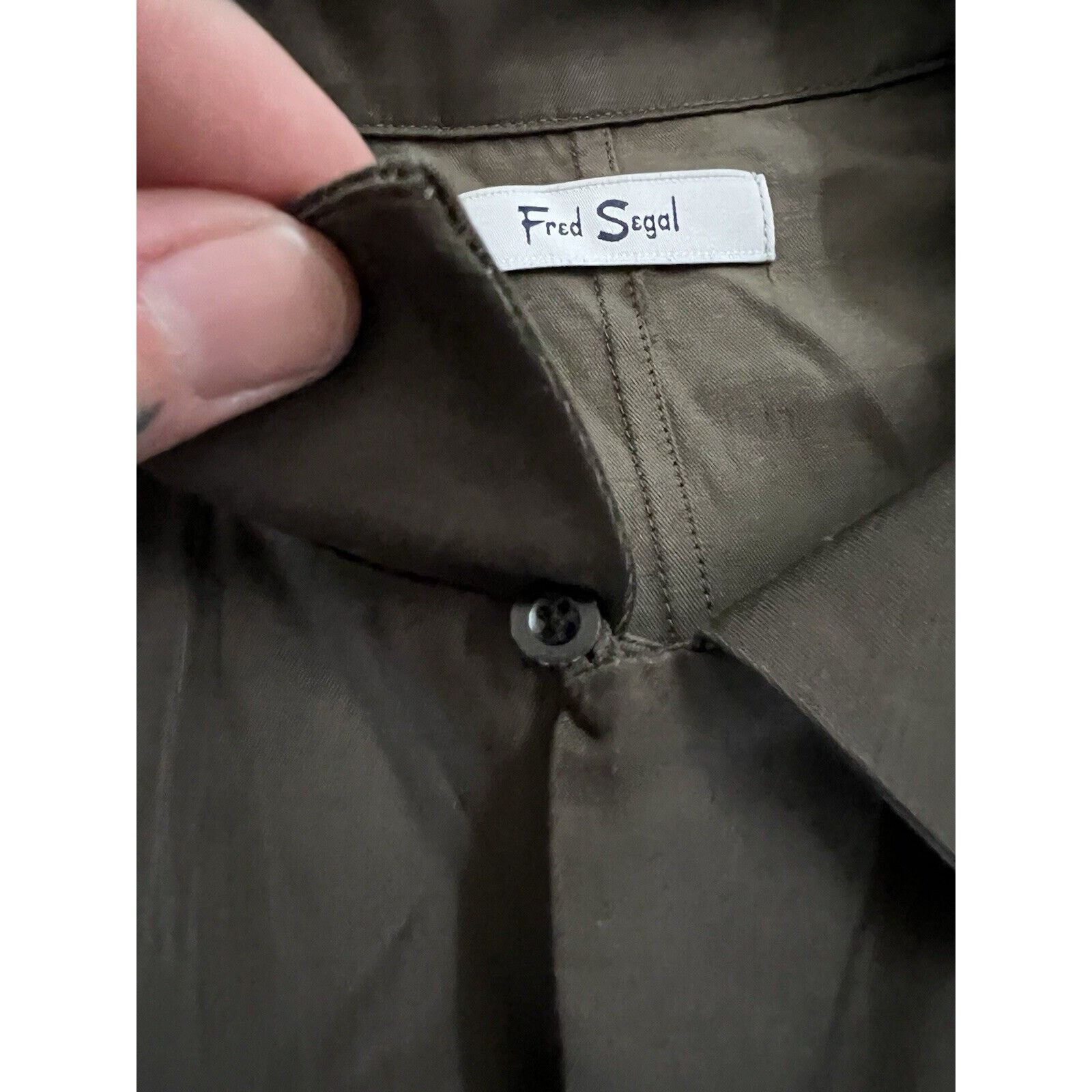 Fred Segal Fred Segal Loop Collator Pocket Military Inspired Shirt Rare Size US M / EU 48-50 / 2 - 5 Thumbnail