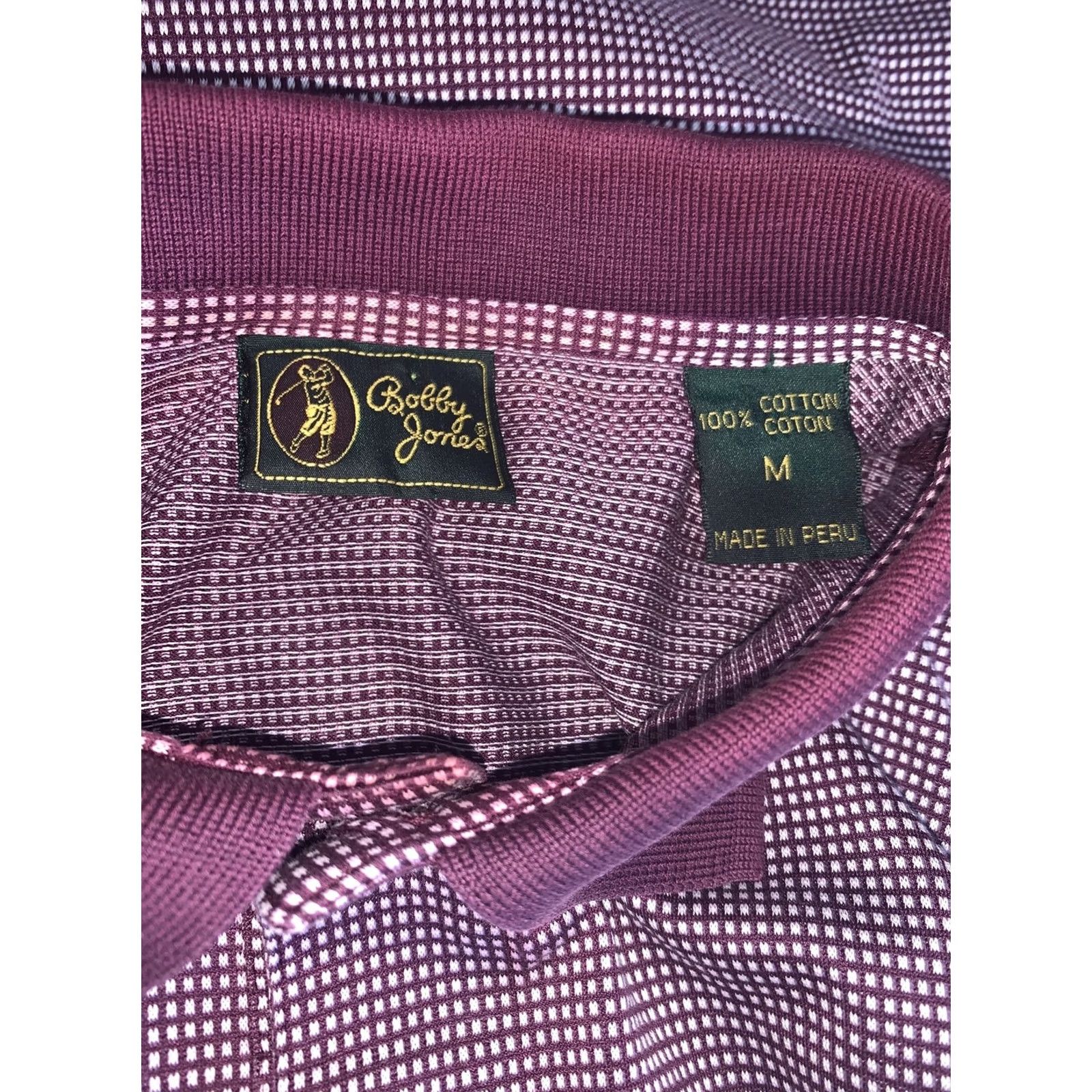 Vintage VINTAGE Bobby Jones Mens Polo Shirt M Purple Golf 5900 Size US M / EU 48-50 / 2 - 7 Thumbnail