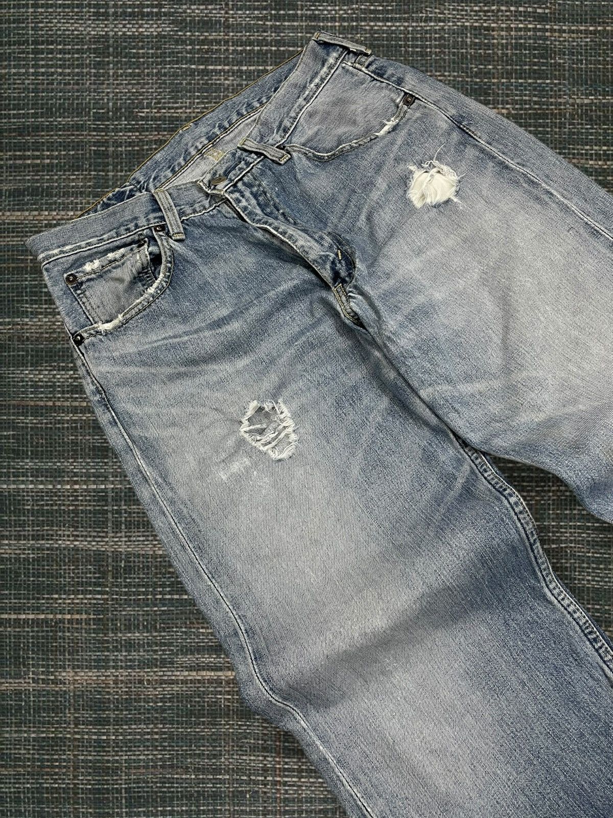 Levi's Vintage Clothing Vintage 1990S Designer Original Levis 503 Distressed Denim Size US 31 - 7 Thumbnail