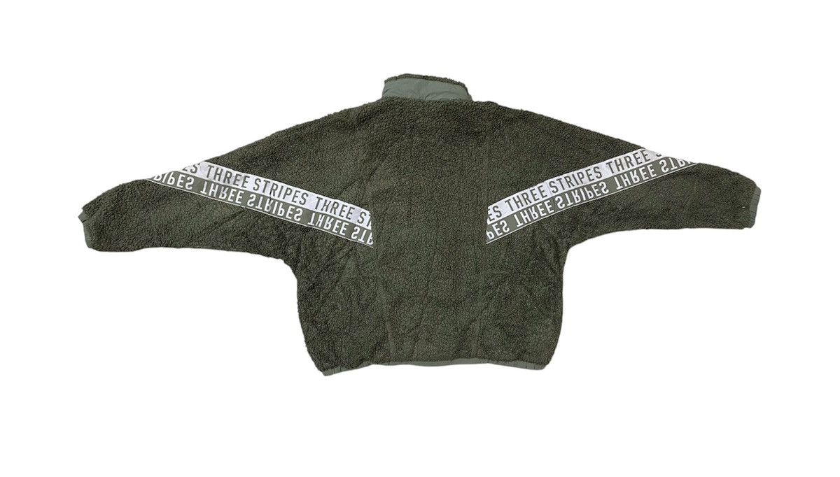 Adidas Adidas Fleece Sherpa Baggy Zipper Jacket Size US M / EU 48-50 / 2 - 2 Thumbnail