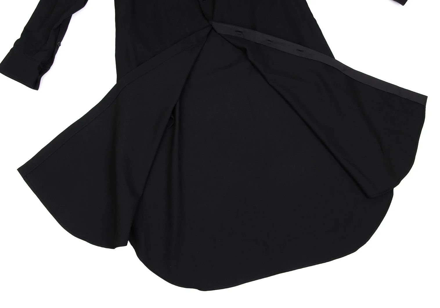 Yohji Yamamoto Yohji Yamamoto Wool Gabardine Long Shirt Size US L / EU 52-54 / 3 - 13 Thumbnail