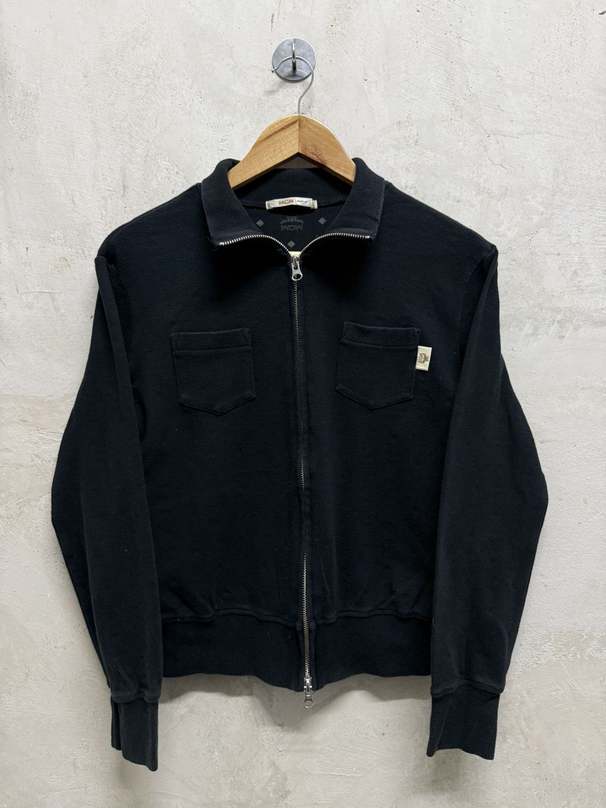MCM Vintage MCM Legere Zip Up Boxy Sweatshirt Size S / US 4 / IT 40 - 1 Thumbnail