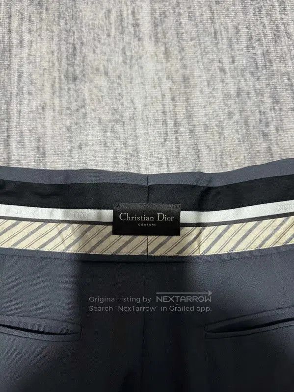Dior Dior Men's Grey Wool Logo Embroidered Shorts . Size US 32 / EU 48 - 7 Thumbnail